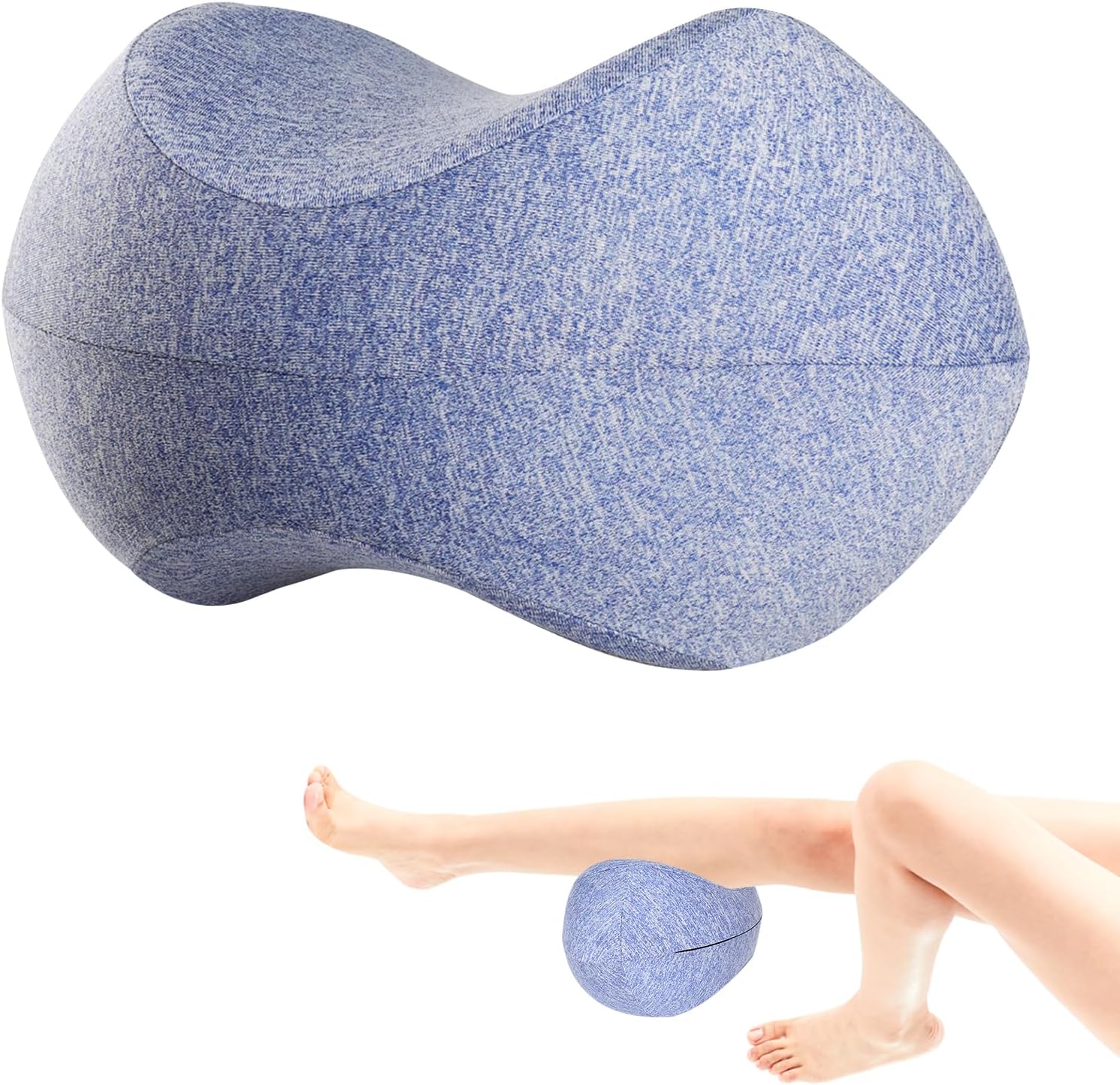Oreiller de Genou(Poudre), Oreiller de Jambe en Mousse à mémoire de Forme orthopédique pour Oreiller de Genou(Poudre), Oreiller de Jambe en Mousse à mémoire de Forme orthopédique pour