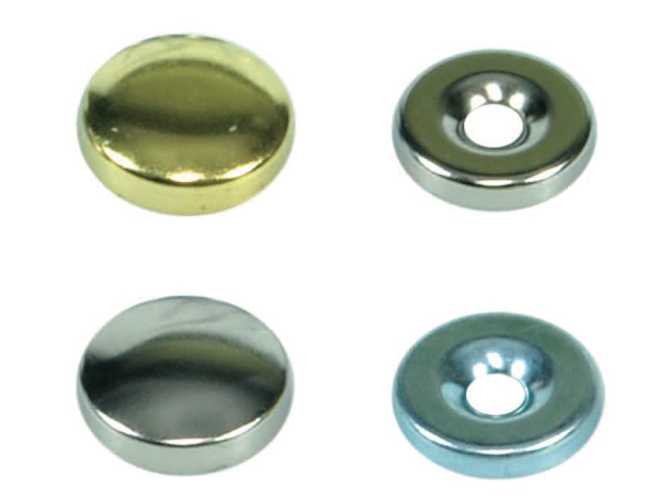 COPRIVITE ø 12 MM OTTONE NICHELATO 50PZ IT - Foto 12