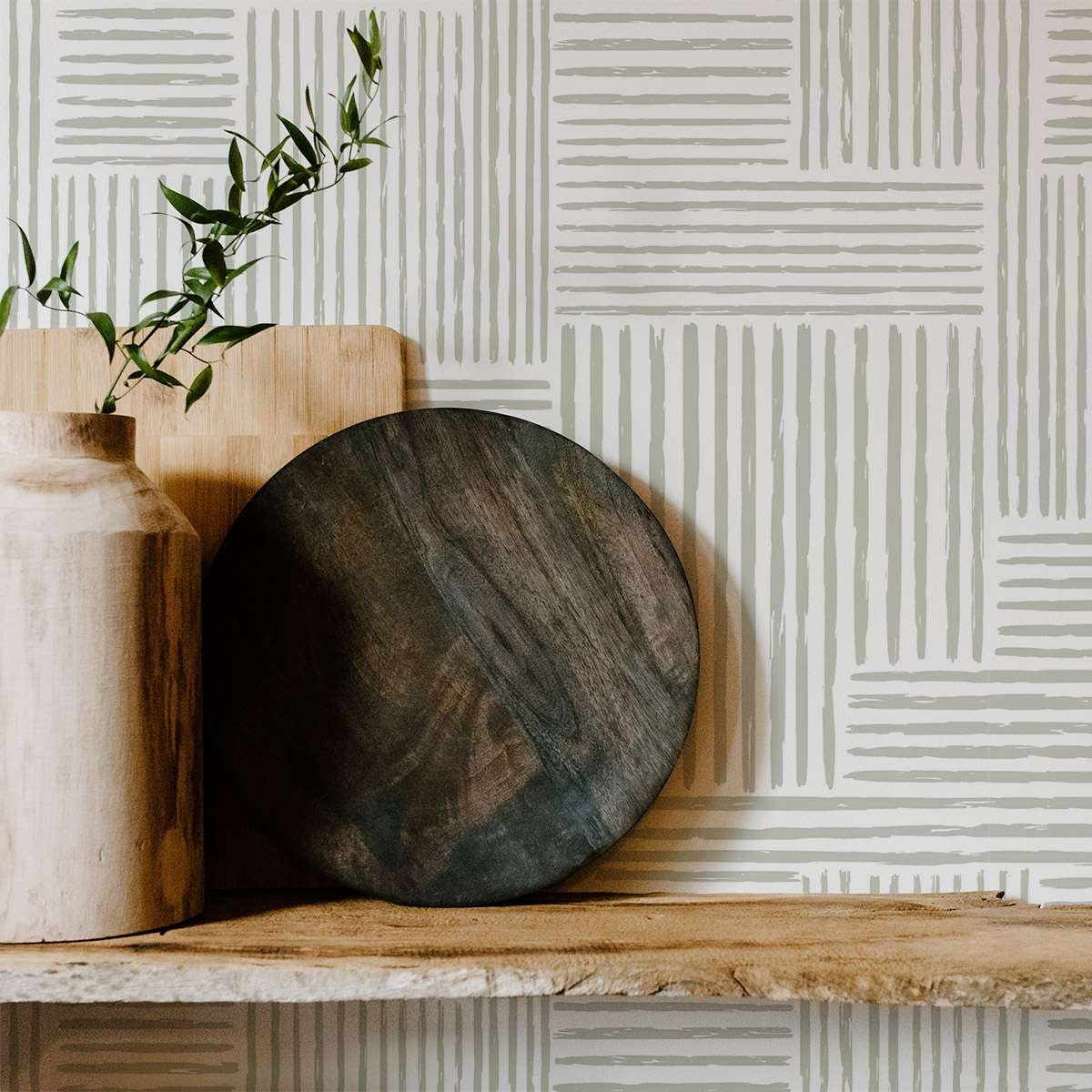 Papel pintado autoadhesivo cocina armonía verde lavable y removible - 1 rollo 50x300 cm - decochic