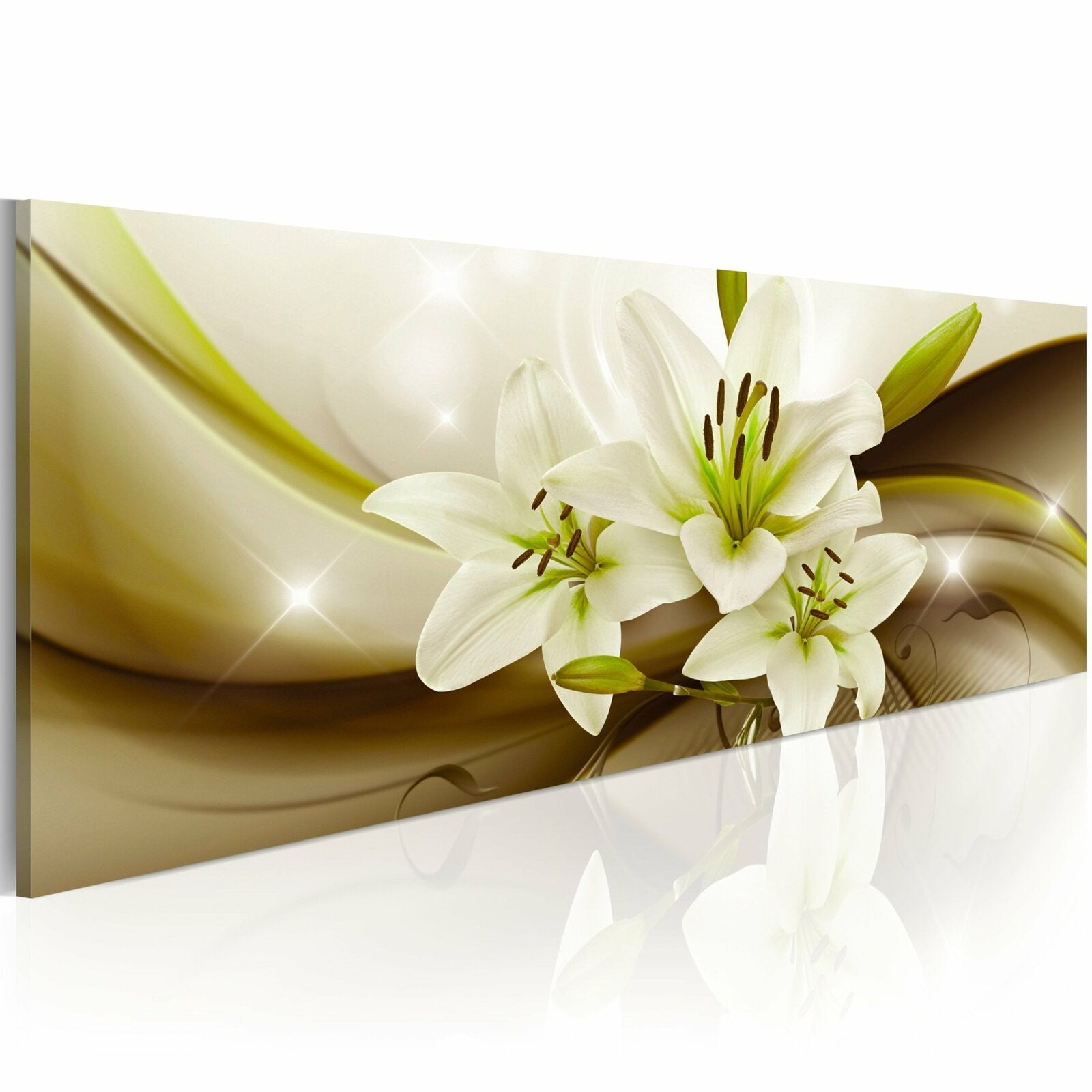Tableau Toile Murale Paul Sinus - Motif Alpes 120x40cm, Impression HD