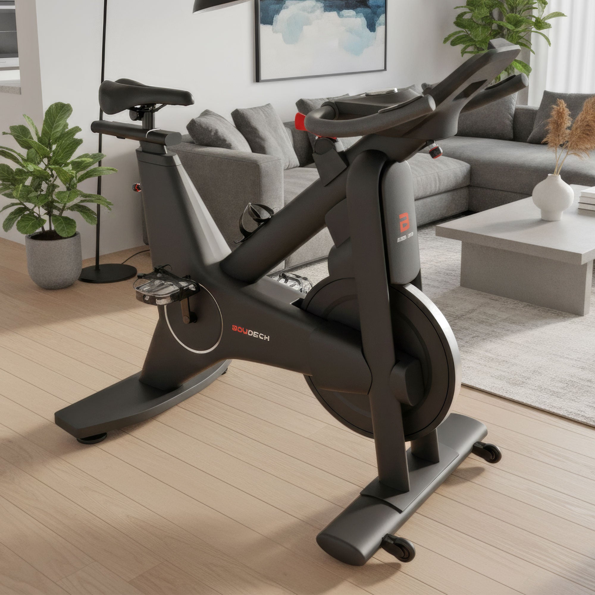 Vélo D’appartement Silencieux CHAOKE - Support Tablette Inclus - Capacité 160 Kg - Neuf En Boîte