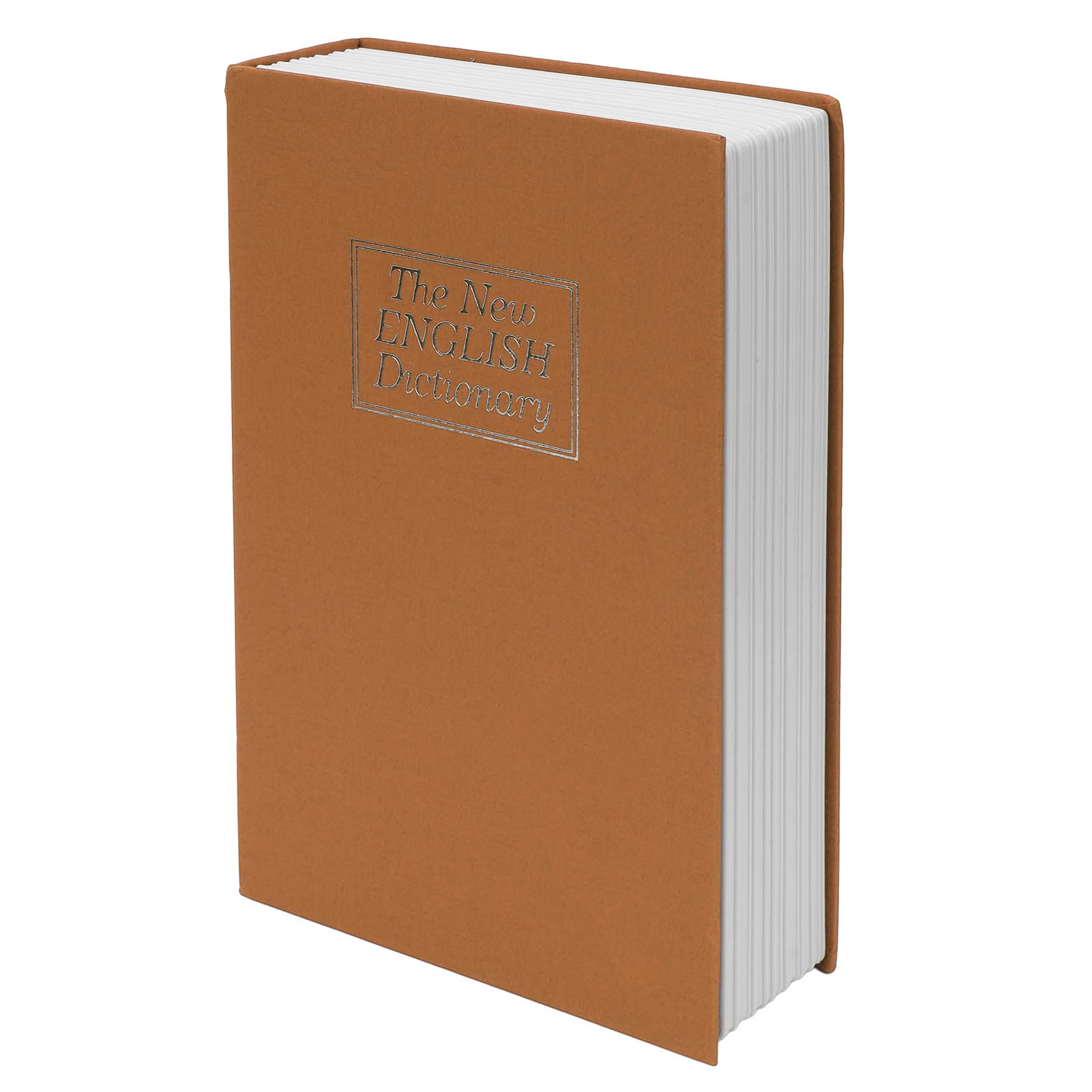 Caja fuerte tipo libro de acero inoxidable de gran tamaño, estilo