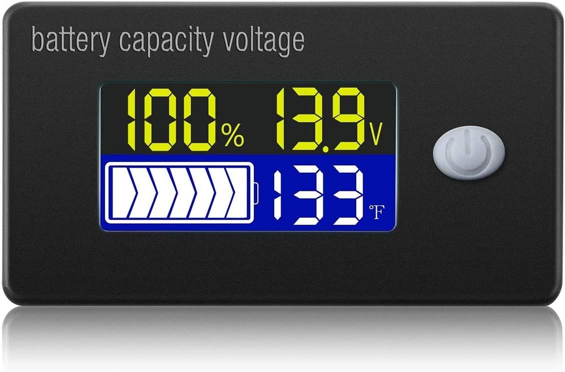 Medidor De Batería Para Coche Con USB: Vigila Tu Voltaje Y Carga 2 Dispositivos (8-30V, Plomo-Ácido/Litio)