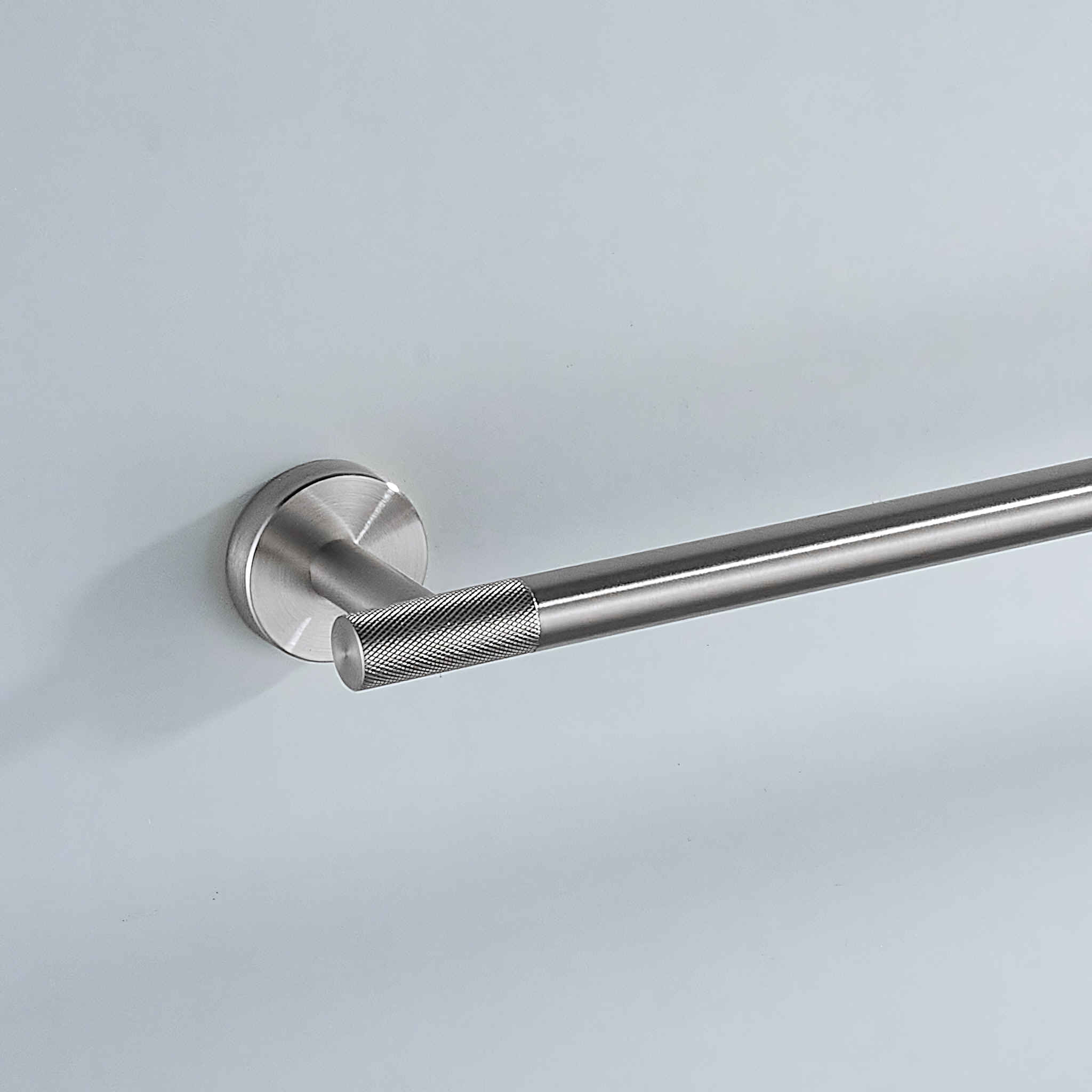 Wieszak łazienkowy jednoramienny 6603 Modern Nikiel Szczotkowany - 2