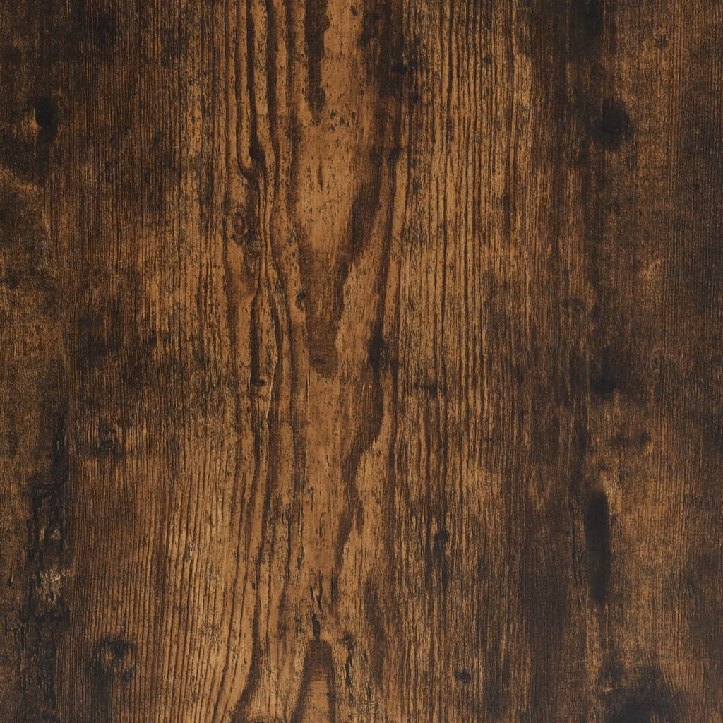 Étagère d'angle murale | Étagère flottante | Étagères de rangement chêne fumé 45x45x147cm bois d'ingénierie CFW97542 - 8
