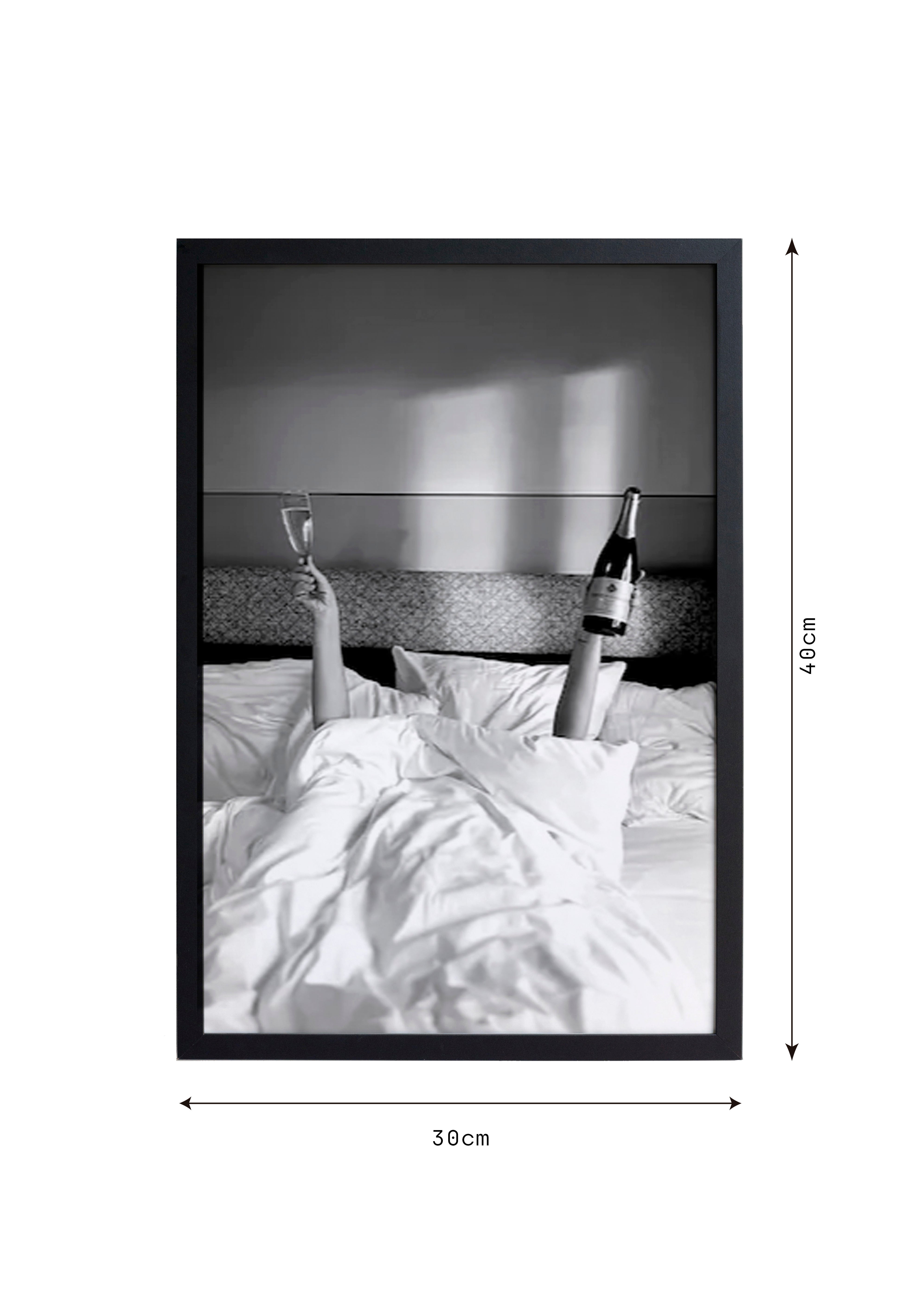 Cadre avec cadre noir 40x30 Réveille - 3