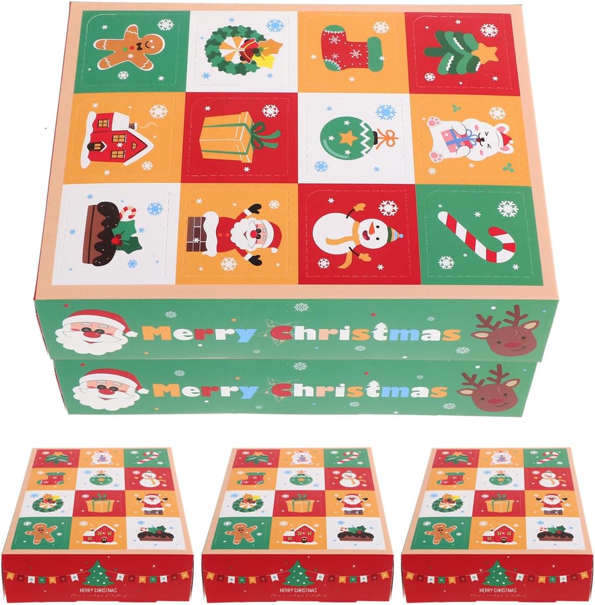 HEIPINIUYE Lot De 24 Boîtes De Calendrier De L'Avent Vides à Remplir Pour Garçons Et Filles Adultes