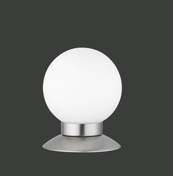 Lampa stołowa Princess srebrno-biała LED 3W 3000K 250lm wym: 13 x 10 x 10 cm szkło RL