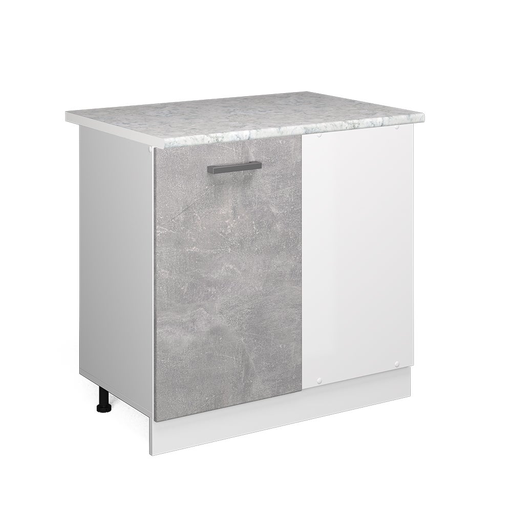 Vicco Szafka narożna R-Line, Beton, 86 cm , BP Marmur
