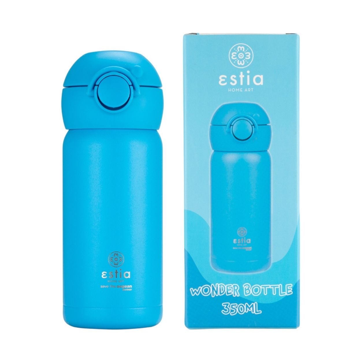 Butelka termiczna Aqua Buddy Estia stal nierdzewna niebieski 350 ml 1 szt.