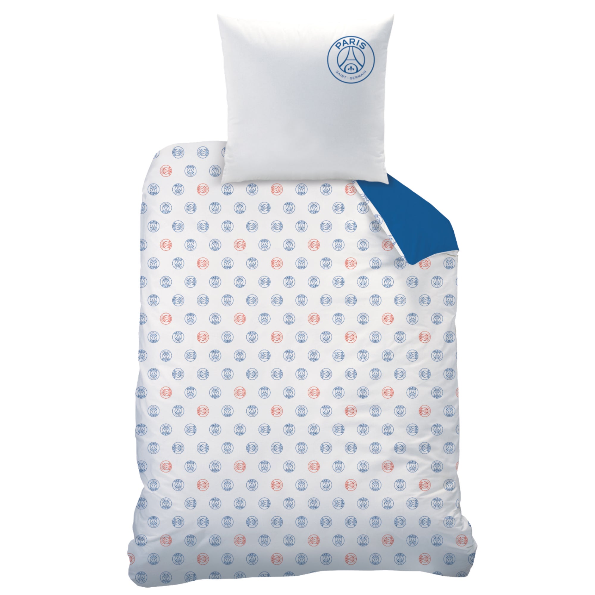 Parure de lit imprimée 100% coton, PSG CLASSIC - 4