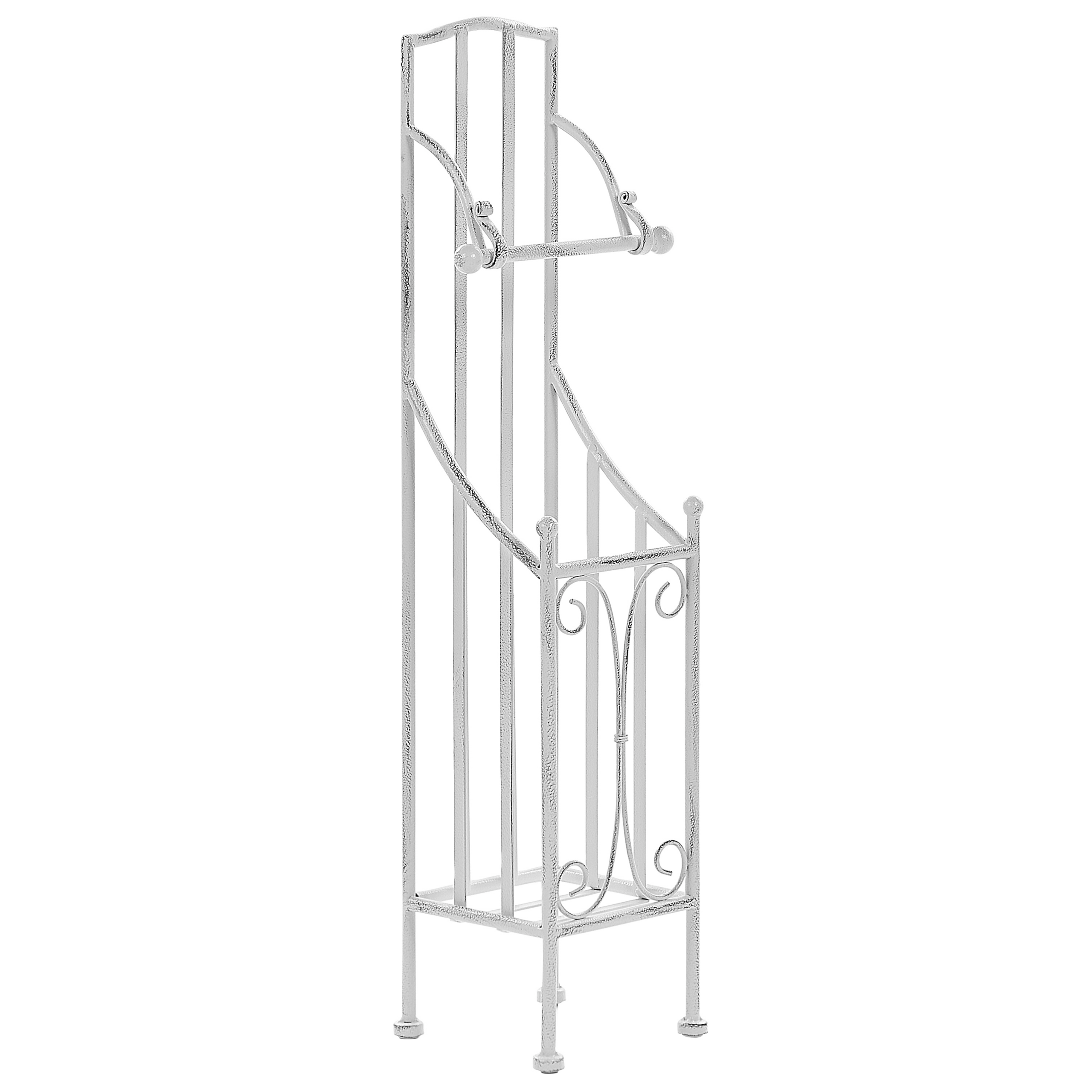 Porta Carta Igienica Da Terra Portarotolo Carta Igienica In Acciaio Inox Per Bagno - Supporto A Colonna, Design Moderno USA Supporto Carta Igienica Argento - Foto 10