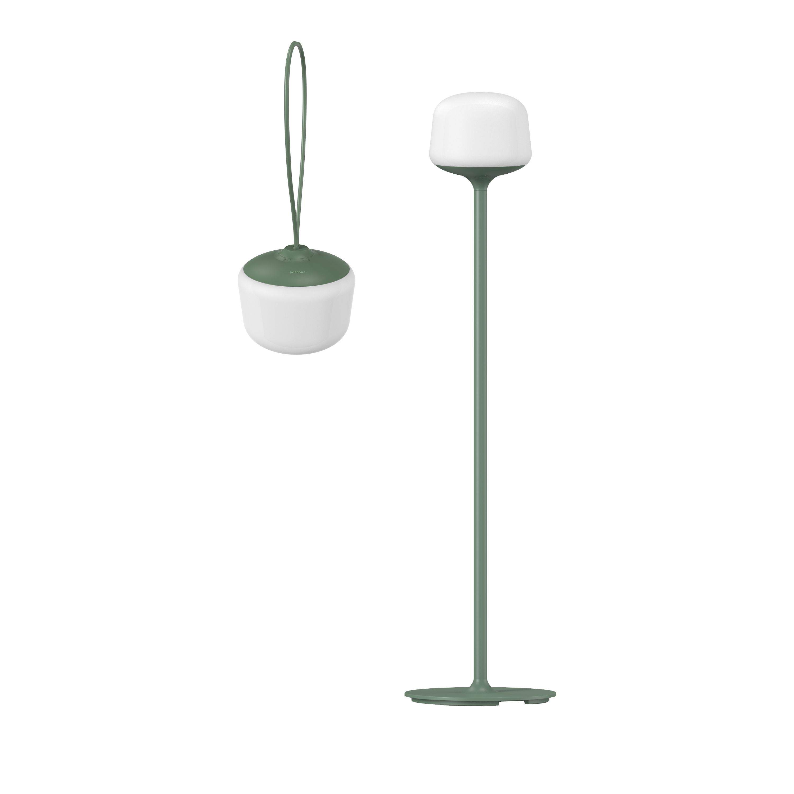 Lampada da terra per esterni a LED o lampada a sospensione, 2000 lumen, verde Luno INSPIRE - 4