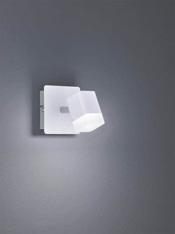 Lampa wisząca Roubaix biała chromowana LED 4W 3000K 400 lm wym: 11,5 x 10 x 10 cm akryl RL