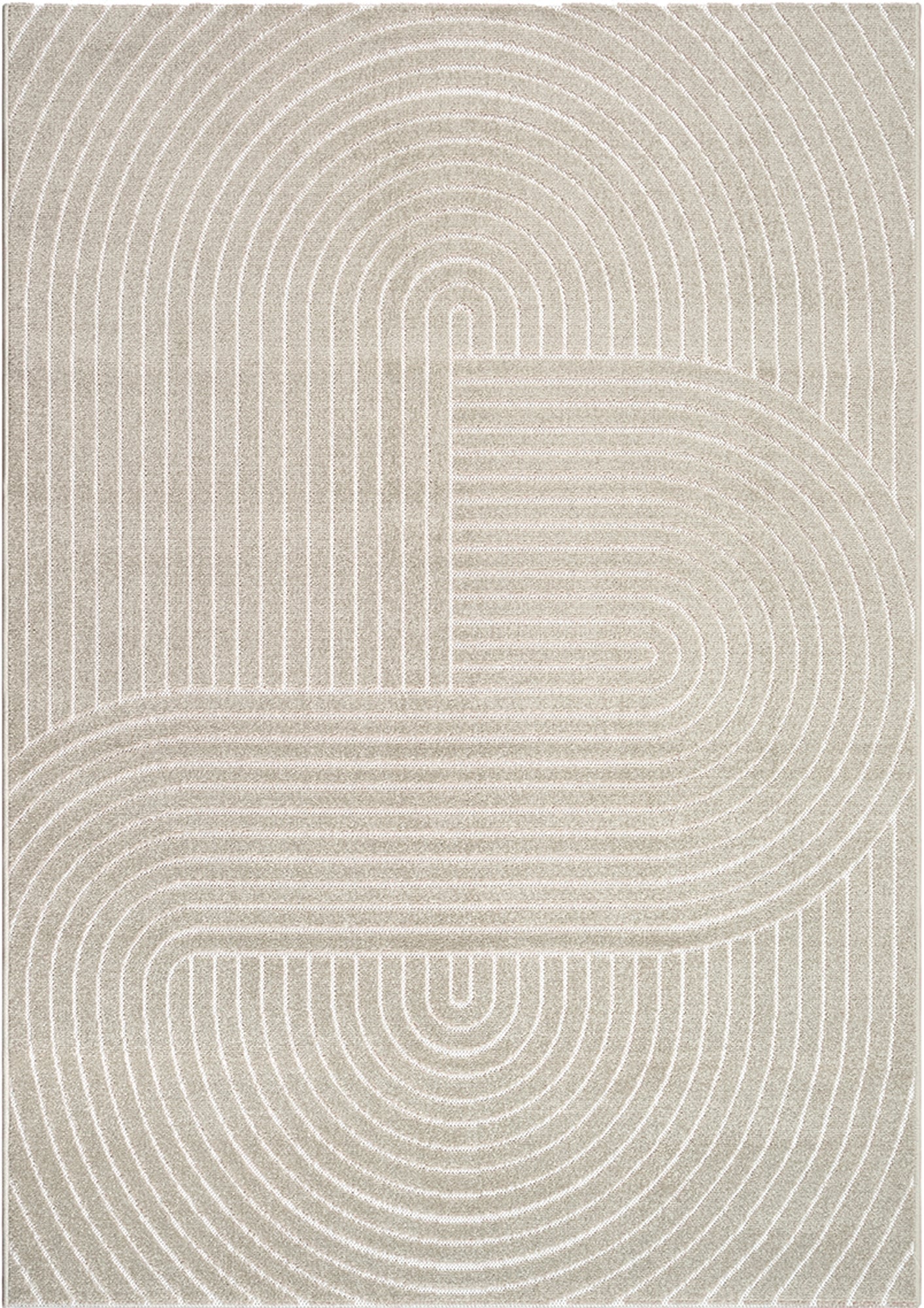 Tapis Santo Plus moderne design boho, Beige, 200 x 280 cm - 3