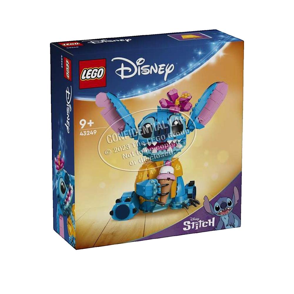 Zestaw konstrukcyjny LEGO Disney Stitch z ruchomą figurką i kolorowymi akcesoriami
