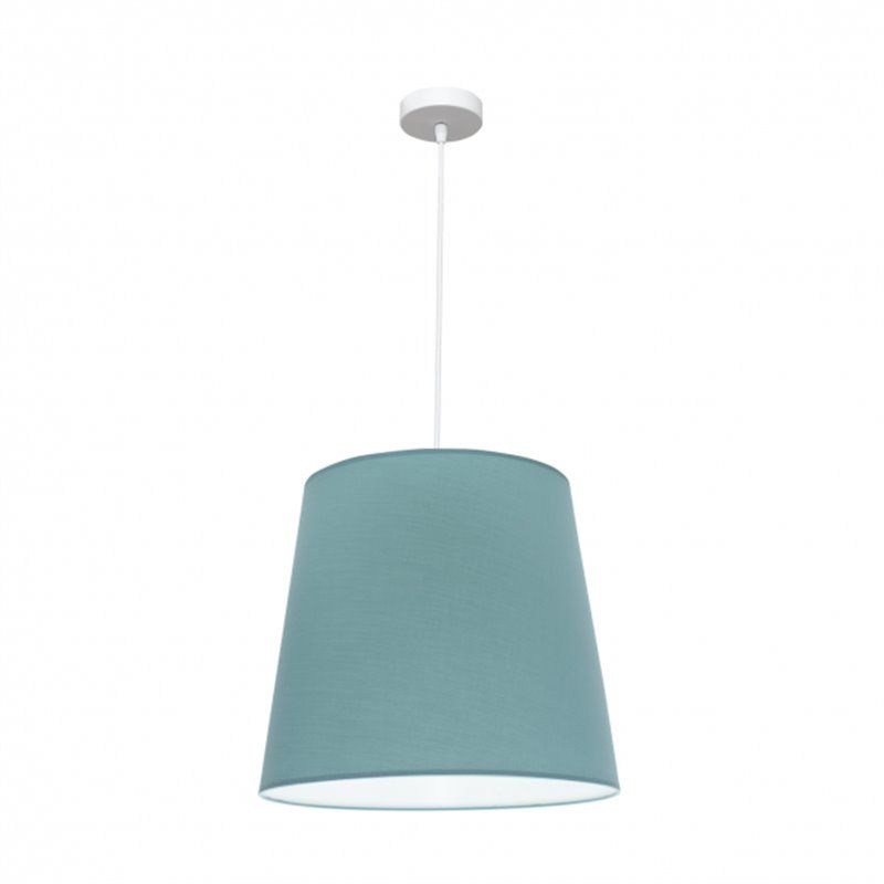 Lampe à Suspension Maldives 1xe27 Blanc/turquoise Reg.40d FABRILAMP - 3