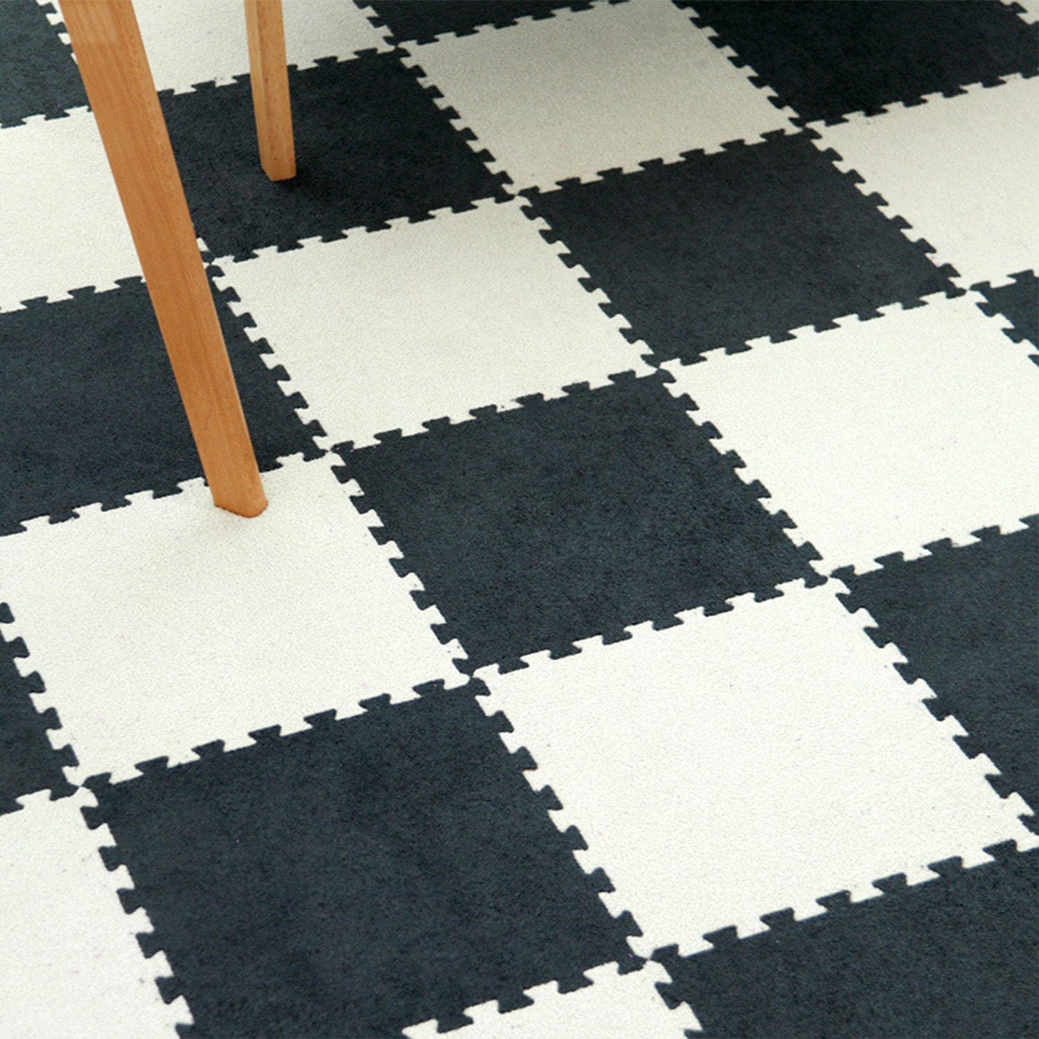 Tapis de salon et de chambre à coucher de grande surface, carreaux de moquette de couleur unie, 30x30x1.0cm, gris foncé, 10 pièces - 5