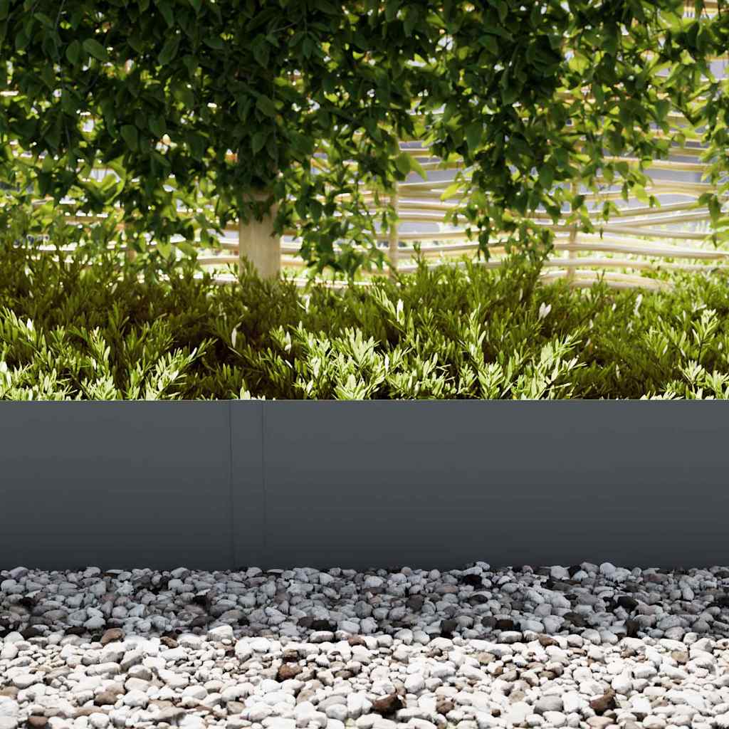 Maison Exclusive - Bordure de Pelouse 10 pcs Anthracite 100 x 0.05 x 20 cm - 3