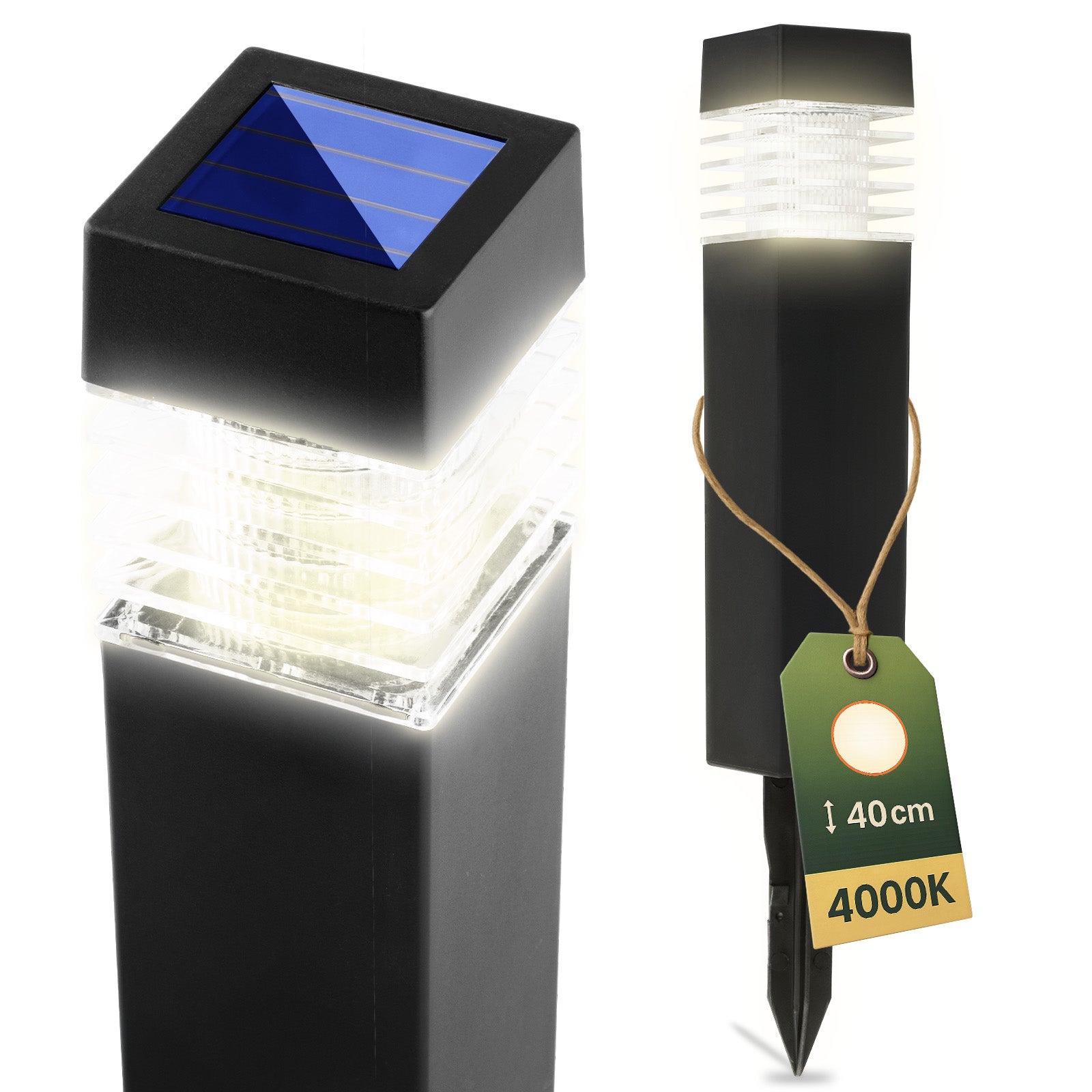 Lampa Solarna Lumiled Ogrodowa LED Wbijana Słupek 40cm 1 szt.