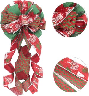 Puntale ornamentale (26x6cm) in vetro soffiato e decorato a mano per