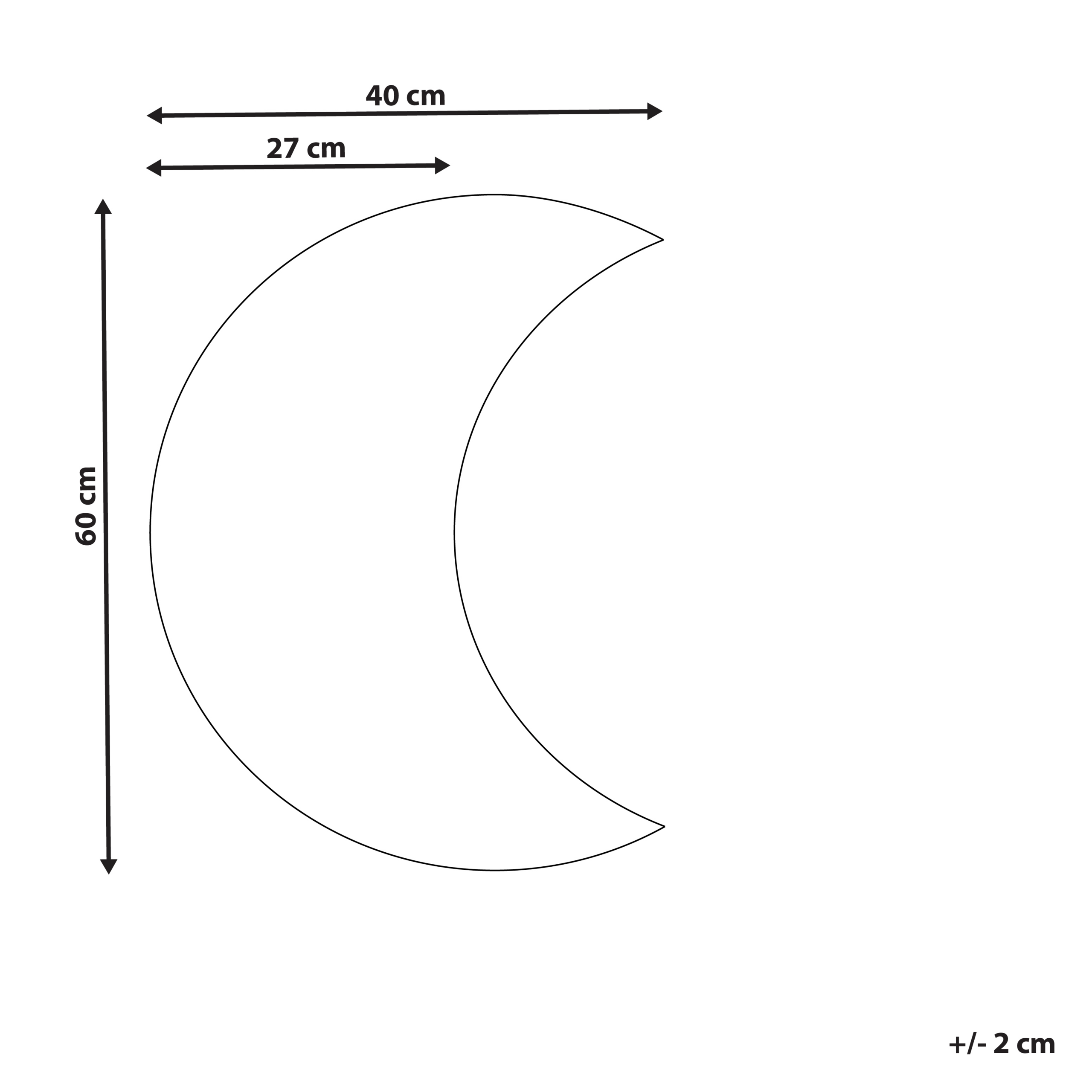 Specchio PESMES 40 cm 60 cm Argento - 3