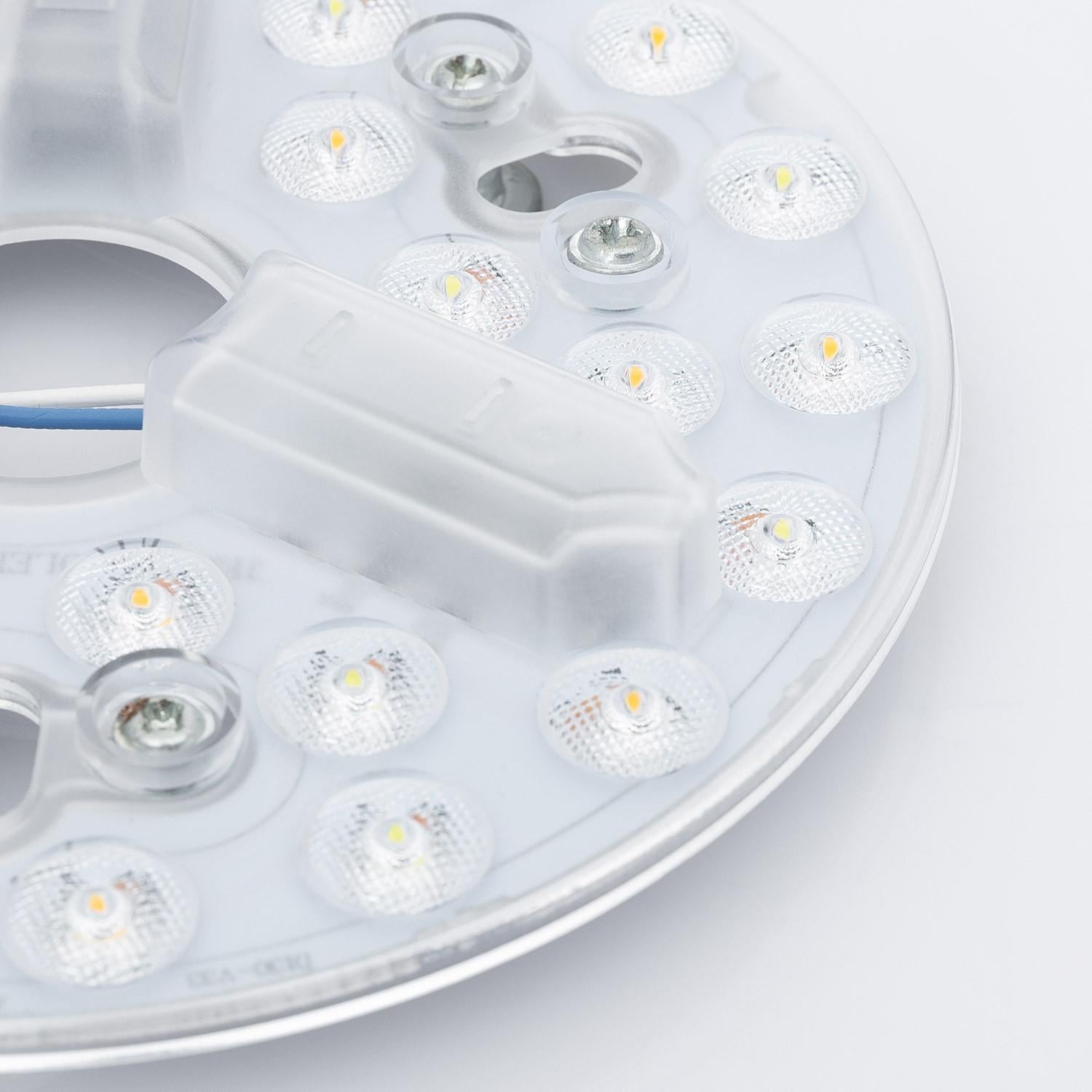 Éclairage de Rechange pour Ventilateur de Plafond LED 15W 220V CCT Sélectionnable PCB avec Aimant CCT - 2