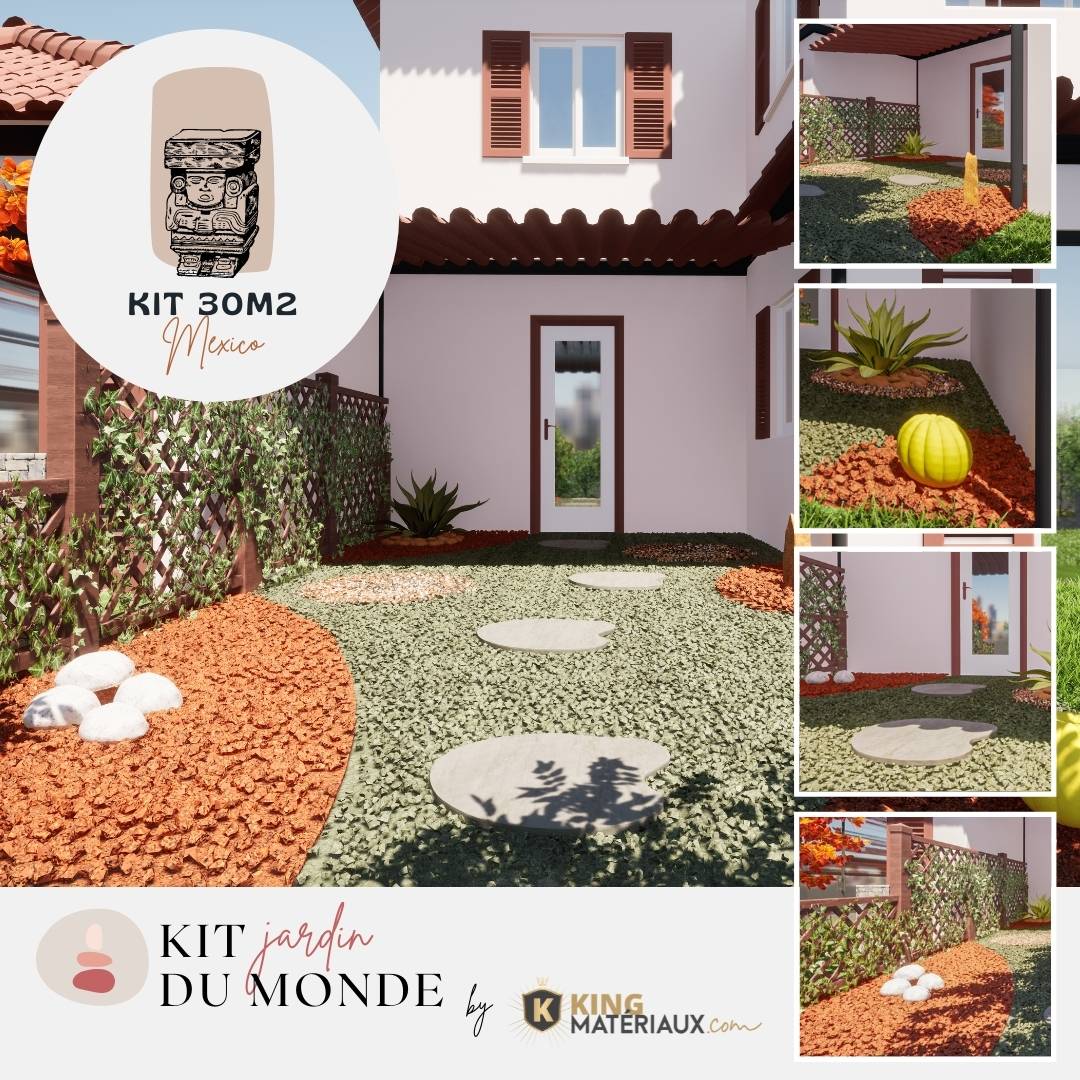 Kit décoration jardin Mexico 30m2 - 4