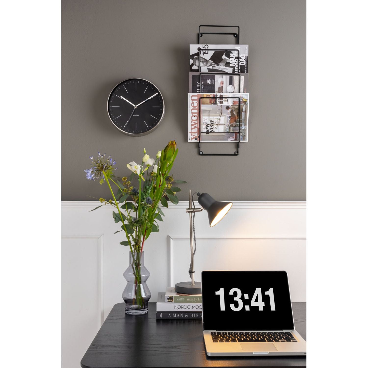 Porte revues mural - PRESENT TIME - 4