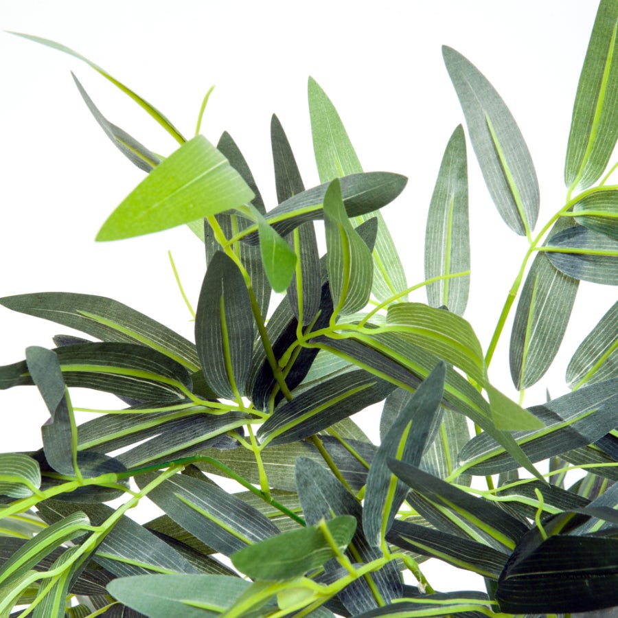 Plante artificielle 180 cm – Bambou réaliste avec pot, décoration intérieure et extérieure, facile d'entretien - 8