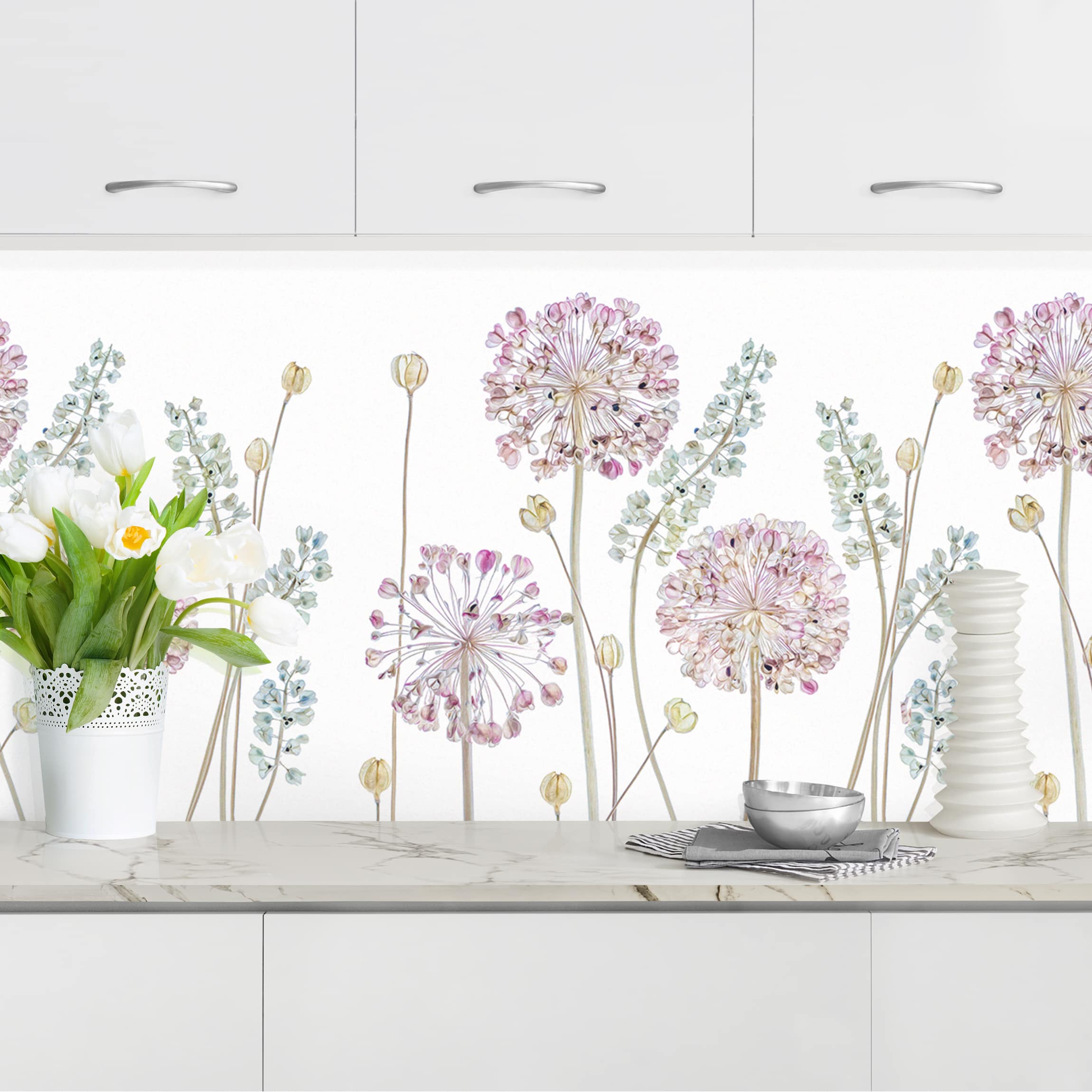 Vinile Adesivo Per Frigorifero Fiore Di Ciliegio: Rinnova La Tua Cucina Con Stile (200 X 70 Cm) - 3