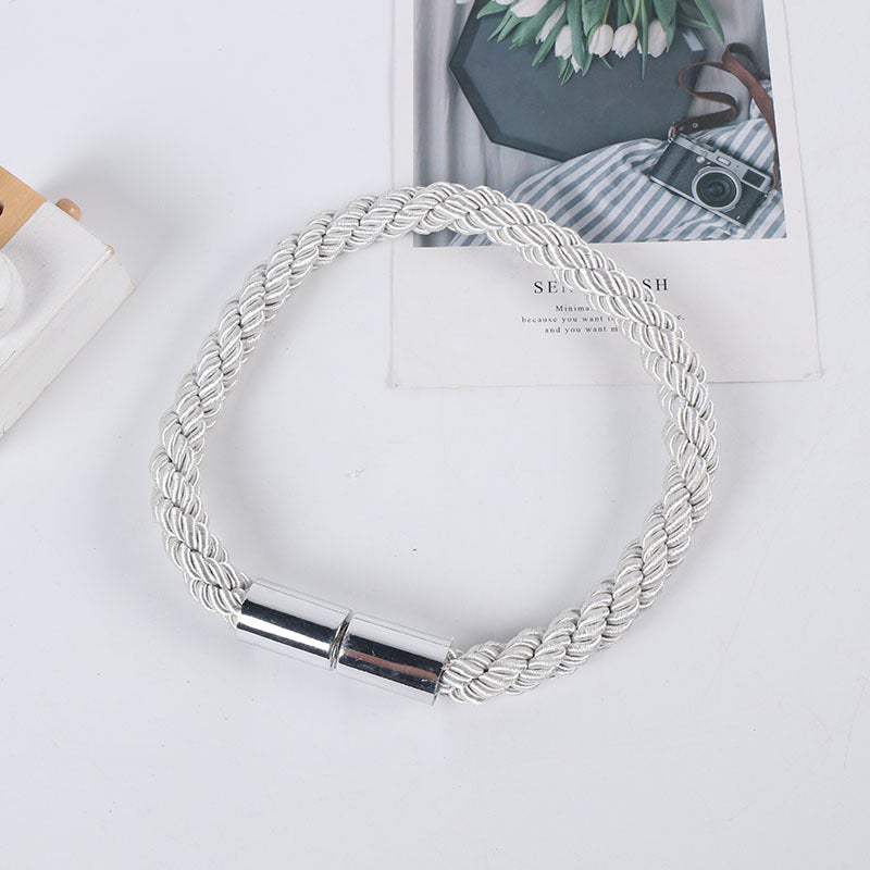 Fermatende Da Parete A U 2 Pezzi | In Lega Di Alluminio Bianco Con Viti | Ganci Multiuso Per Tende E Accessori - 3