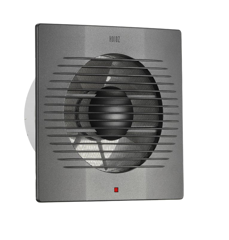 Wentylator wyciągowy 100mm plastikowy CLASSIC antracytowy 500.010.100 HOROZ ELECTRIC