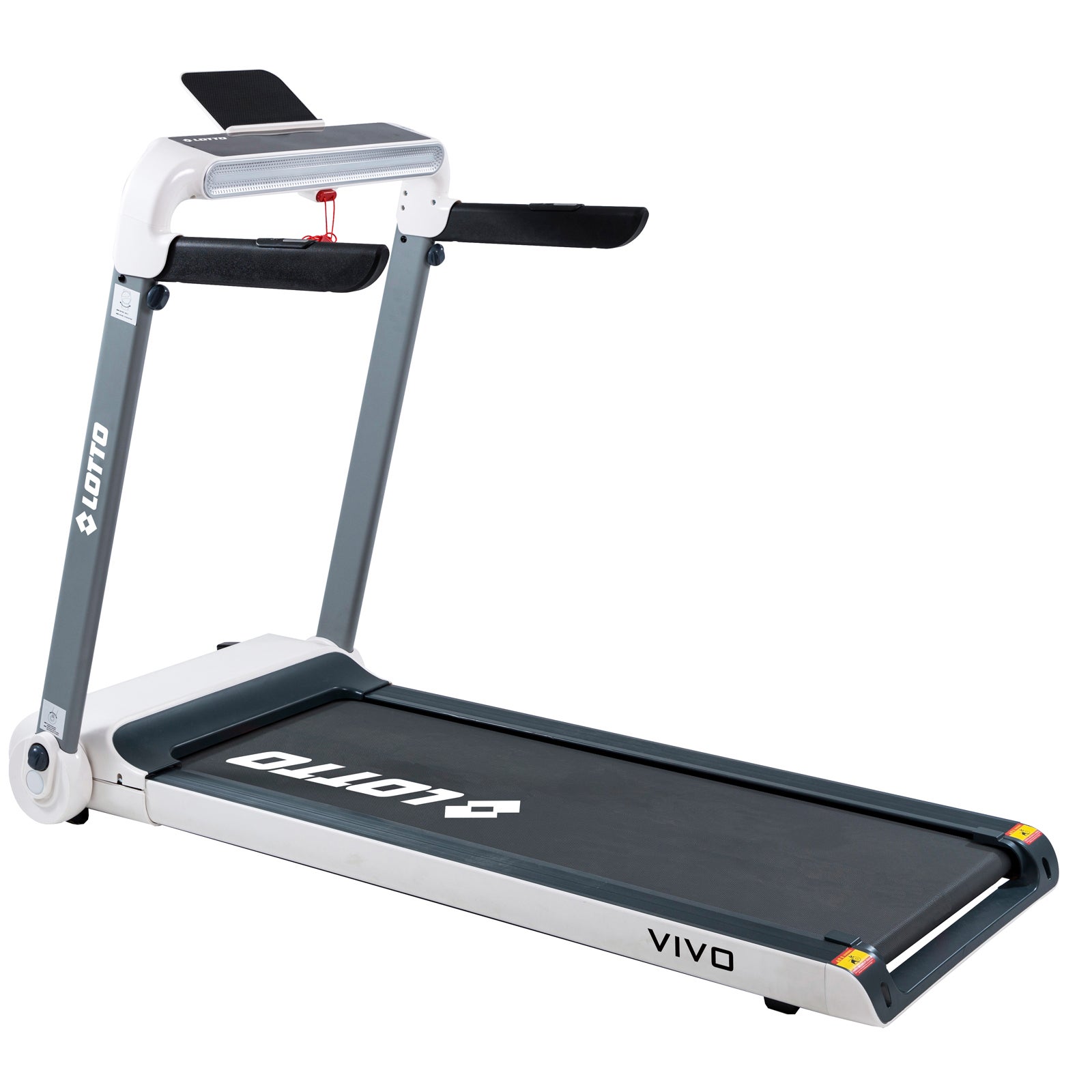LOTTO Forza Tapis roulant elettrico pieghevole,max.120kg,Bluetooth,LED,1-18 km/h