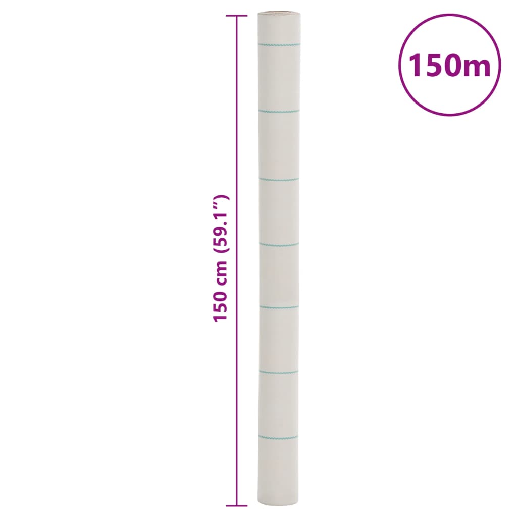 Membrane anti-mauvaises herbes en PP blanc 1,5x150m - COMFORTXL - 8