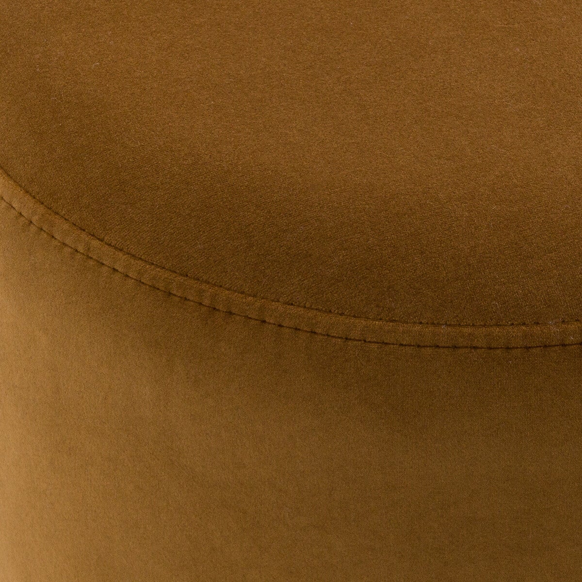 Pouf velours, Polina - Ocre doré - taille unique - 3