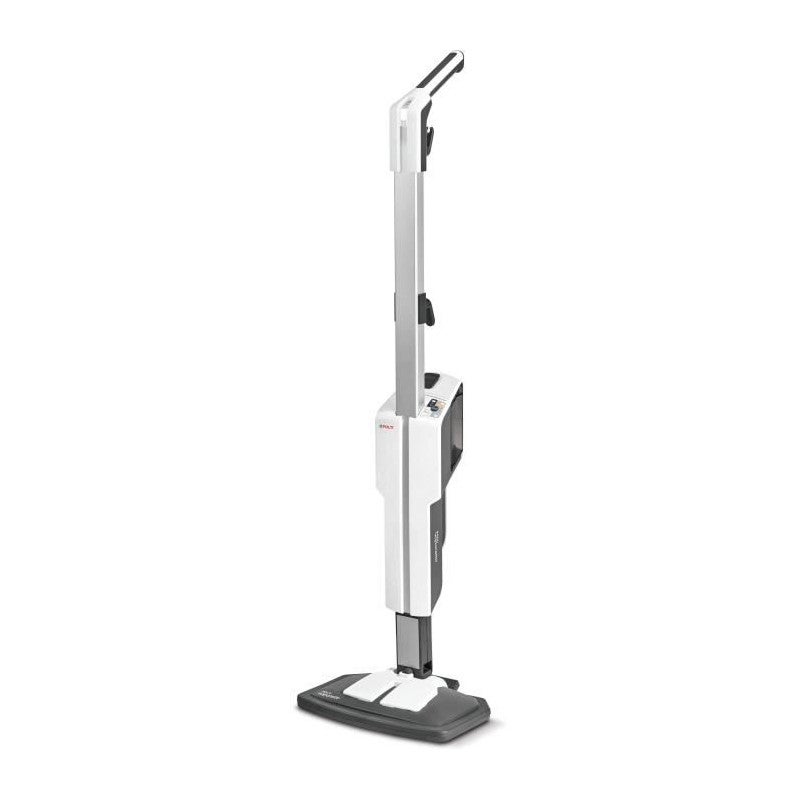 Polti Vaporetto SV660 Style - Mopa de vapor 2 en 1 para todo tipo de suelos - 1500W - Capacidad 0.5L - Cable 6m - Gris/Blanco - POL8007411013256