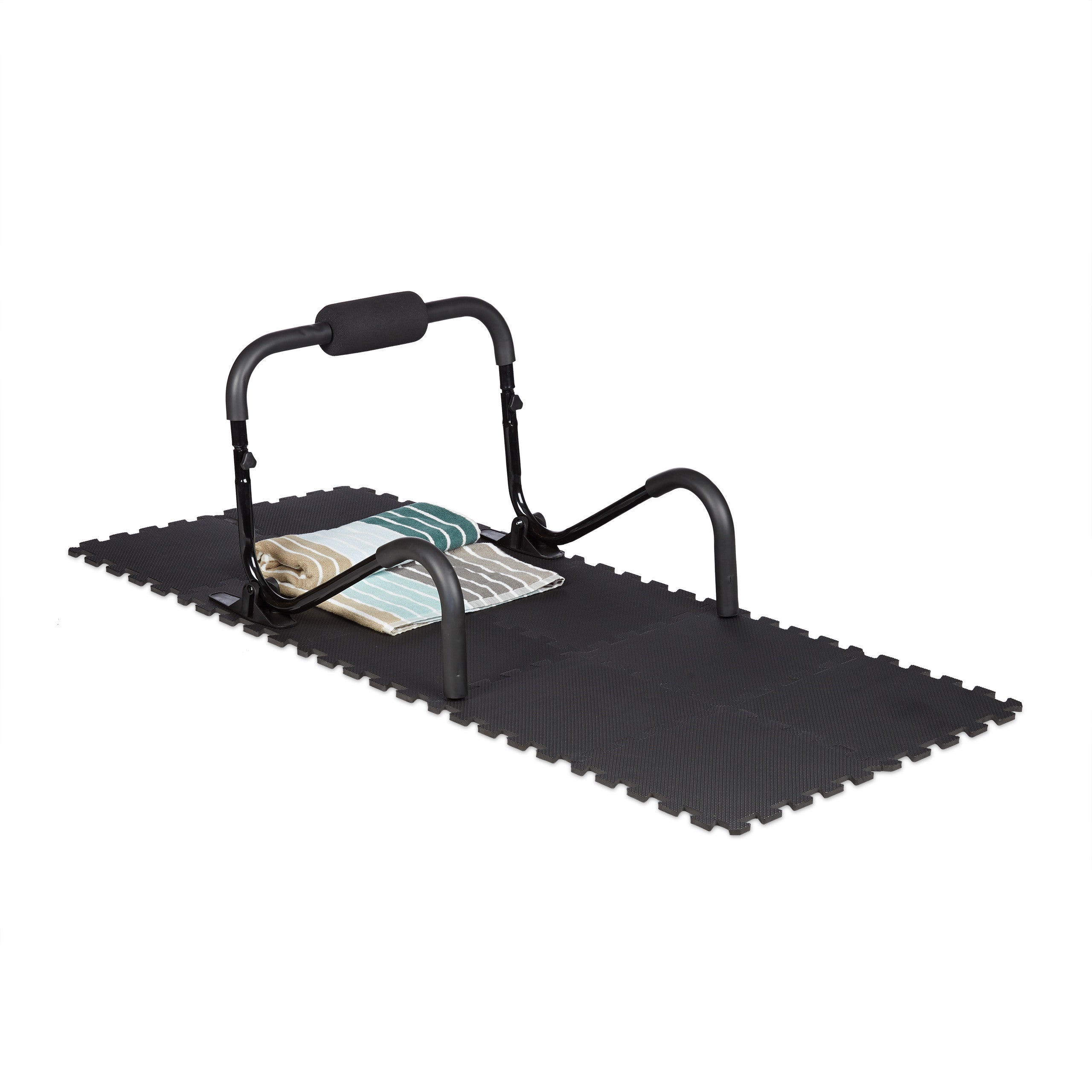 Tappetino Puzzle Da Palestra 24 Pezzi, Spessore 1,9 Cm, Schiuma EVA, Antiscivolo, Per Fitness MMA E Ginnastica, Blu 2,5 M²