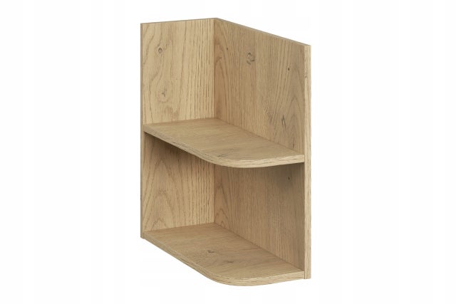 Caisson d’angle ouvert pour meuble de salle de bains DALIA chêne cremona – 20 cm