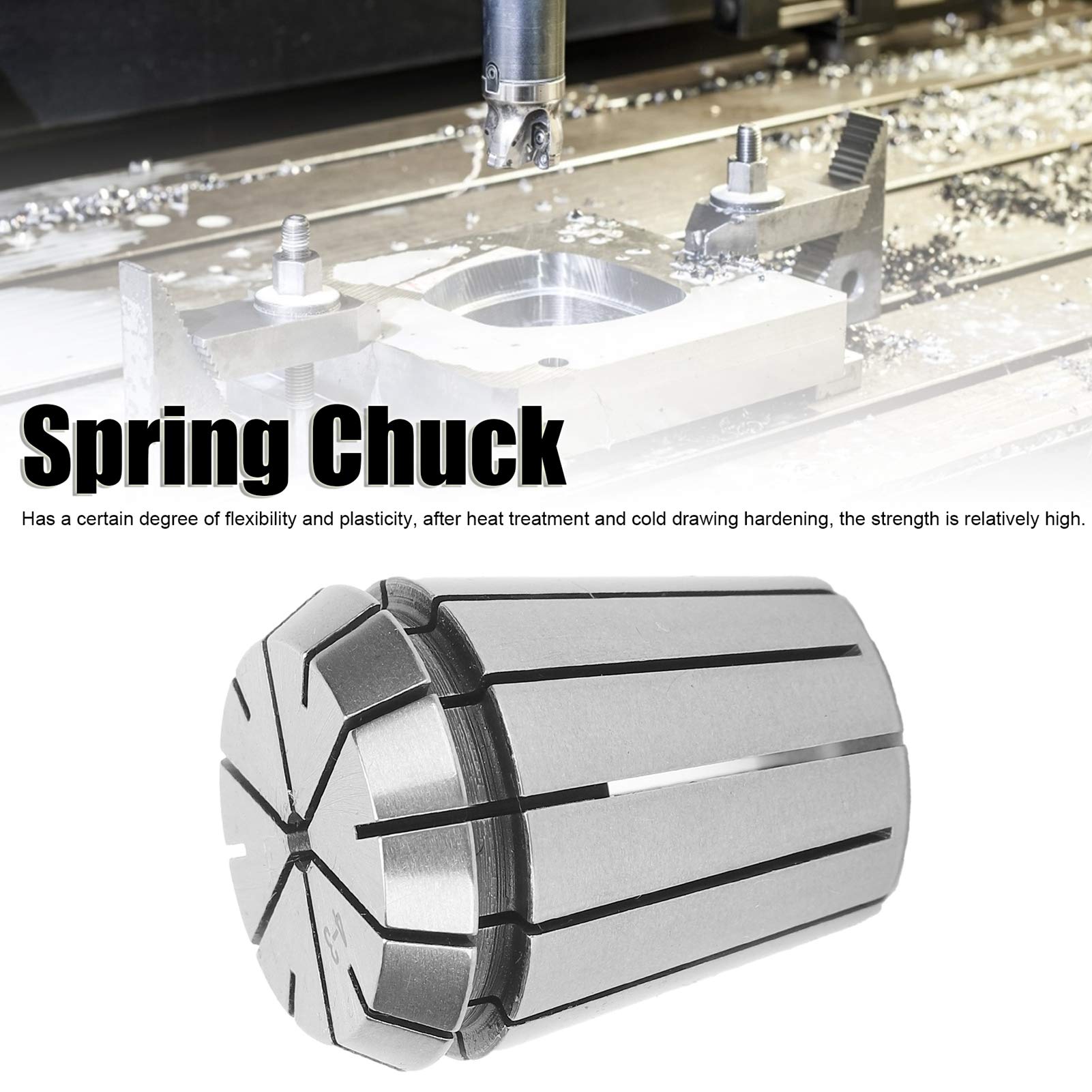 Mandrin de fraiseuse à ressort pour tour CNC, porte-outil de haute précision ER32-4 0,008 mm - 3