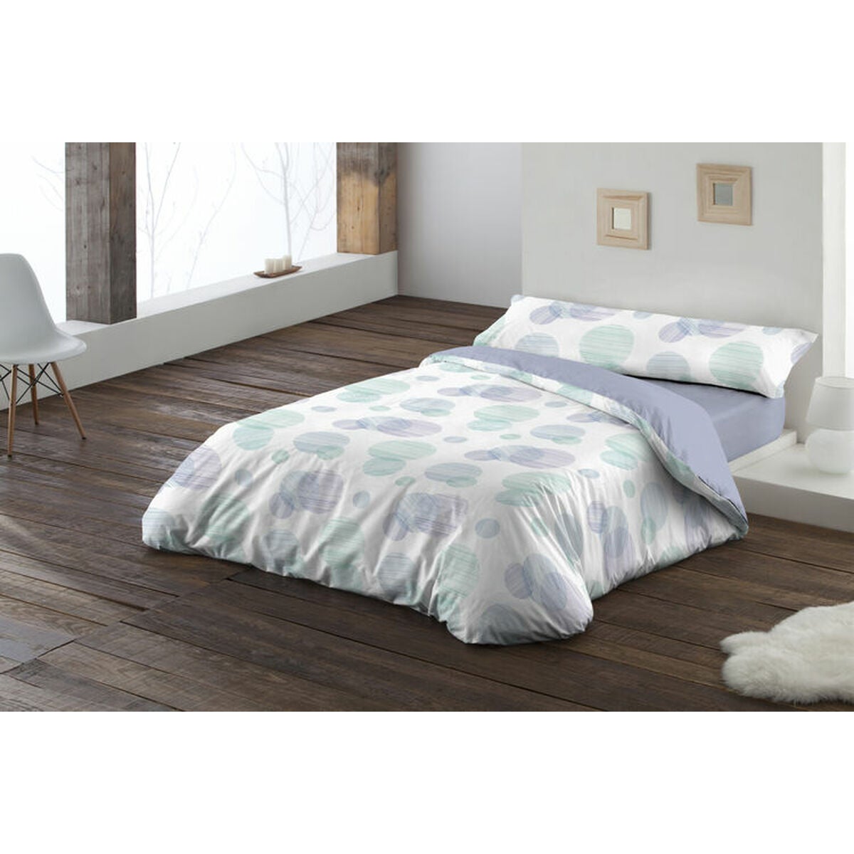 Juego de funda nórdica hosteline scratch malva cama de 150 3 piezas - marca: hosteline - ean: 8430316904457