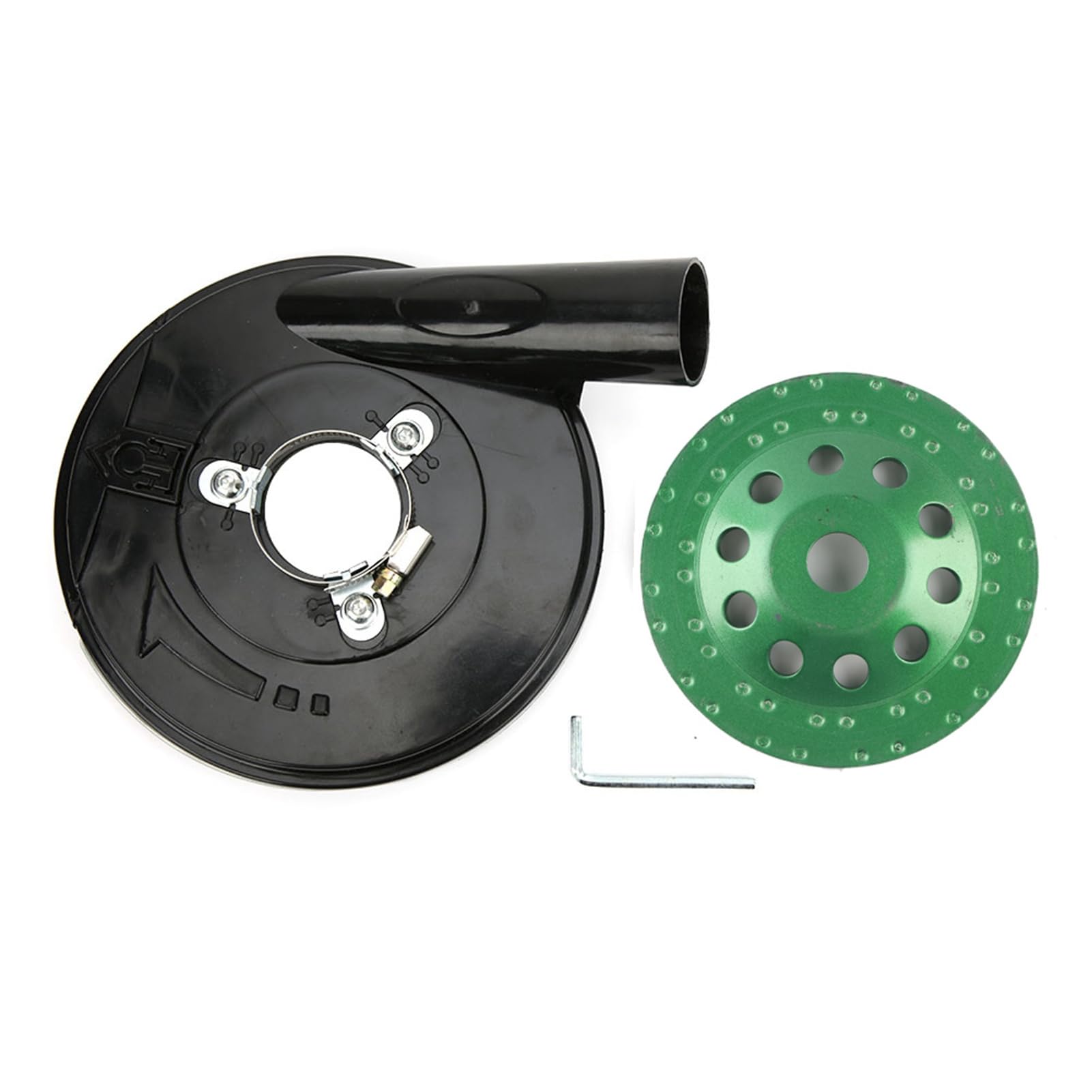 Capot de protection anti-poussière pour meuleuses d'angle de type 150, accessoires + meule - 6