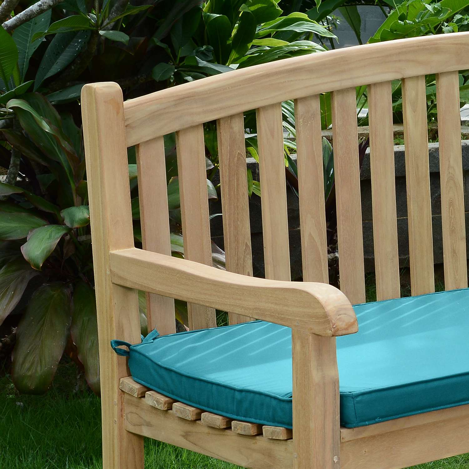 Banc en teck massif Cambridge 180 cm - 5