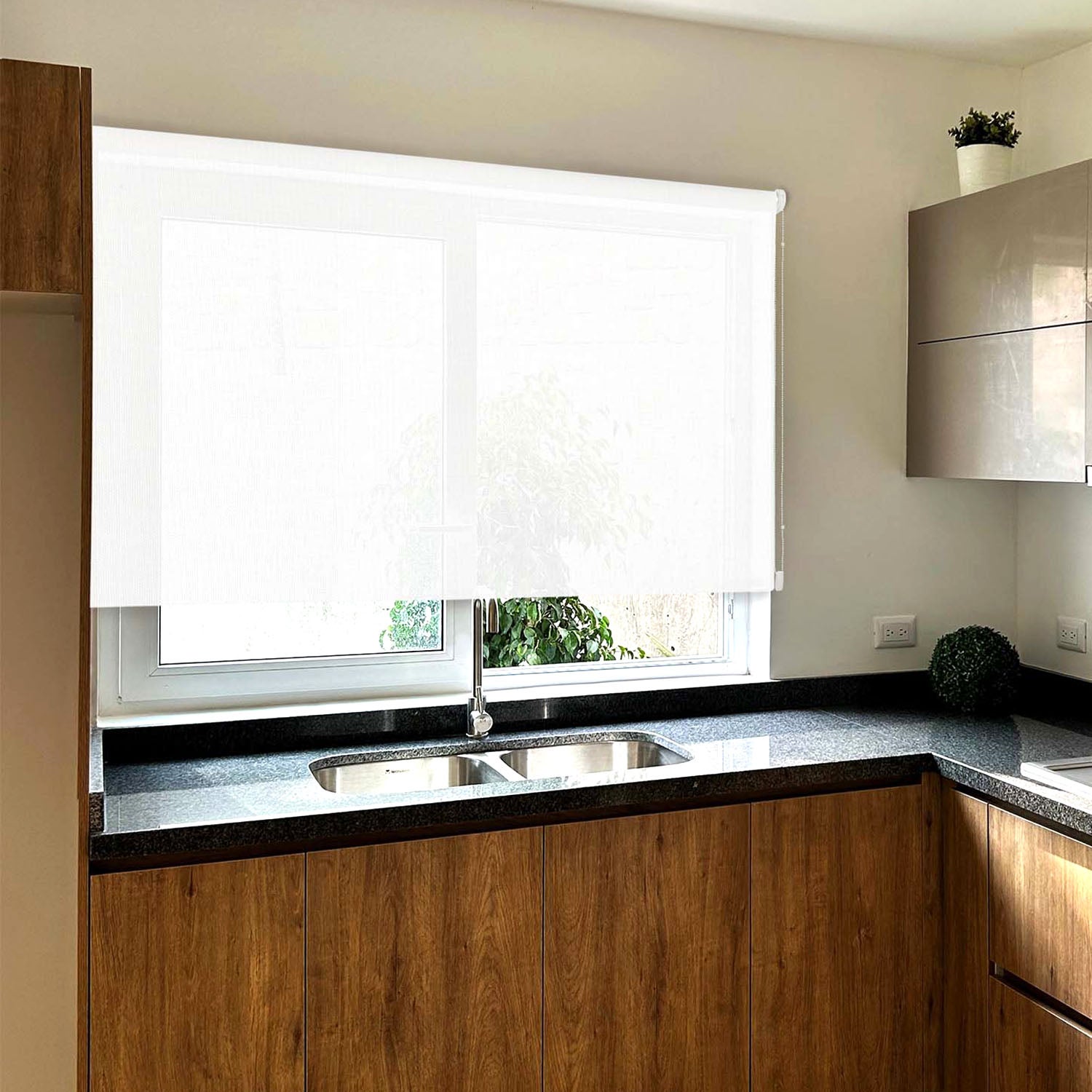 Estor Enrollable Screen Basic 5% Blanco 110x250cm. - 3