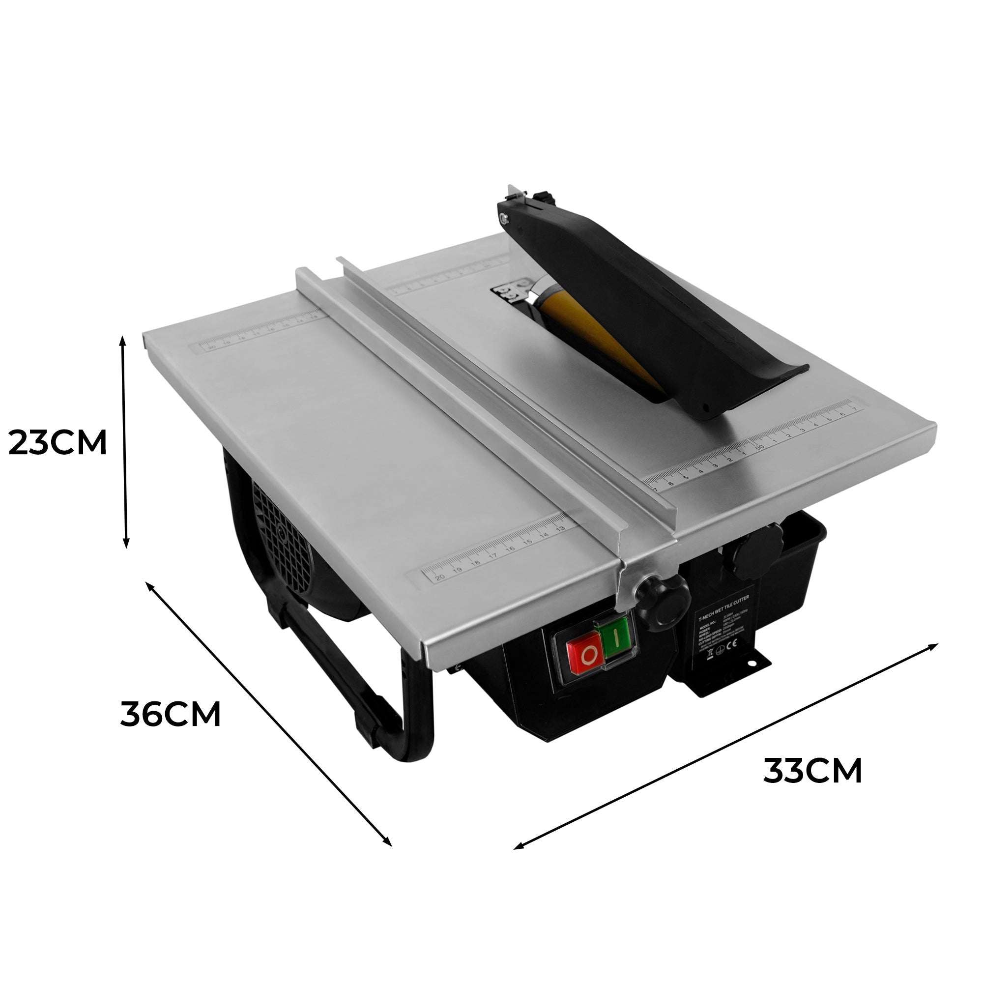 Scie à Eau Pour Carreaux, Carrelages 600W - Table 330x360mm - Profondeur Coupe 35mm - Coupe de Carrelage Travaux - 5