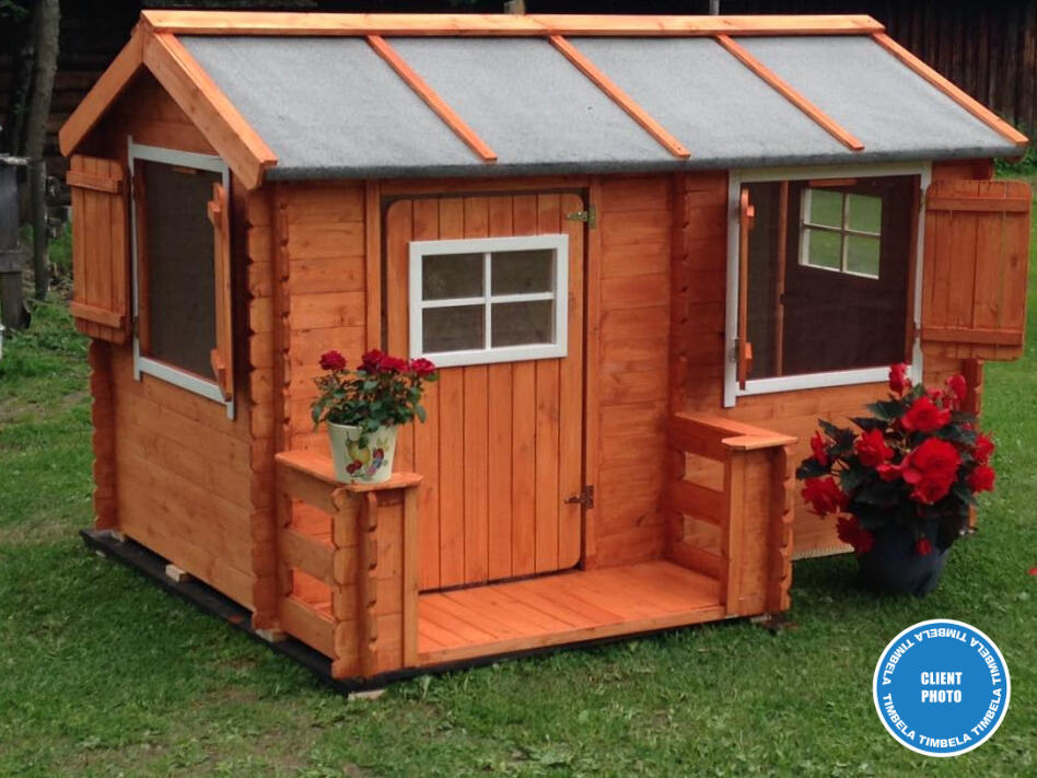 Maison en bois pour enfants - Maison de jeux pour l'extérieur 178x241xH151cm/2.63m2 - maison jardin enfant exterieur bois M503 - 6