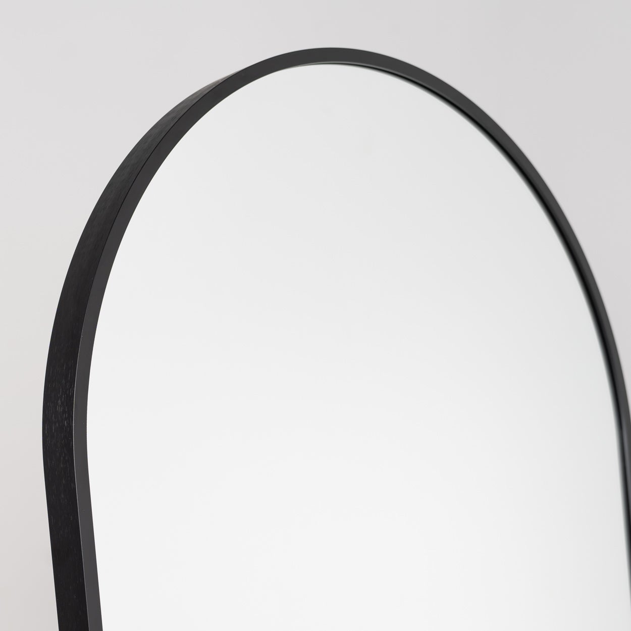 Flamingueo Grand Miroir Noir Miroir Sur Pied Decoration Chambre Miroir Mural Design 163x53x3 cm - 6