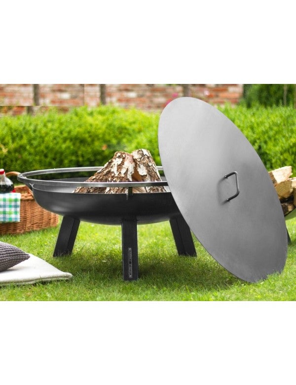 Brasero de jardin PORTO en acier-Braséro seul-Ø 60cm-0--0--0 - 4