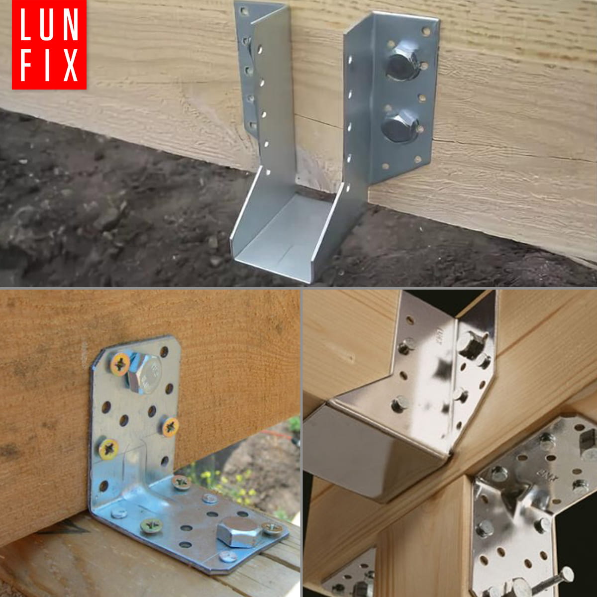 Wkręty ciesielskie z łbem sześciokątnym DIN571mm M6x80mm 50szt. - 5