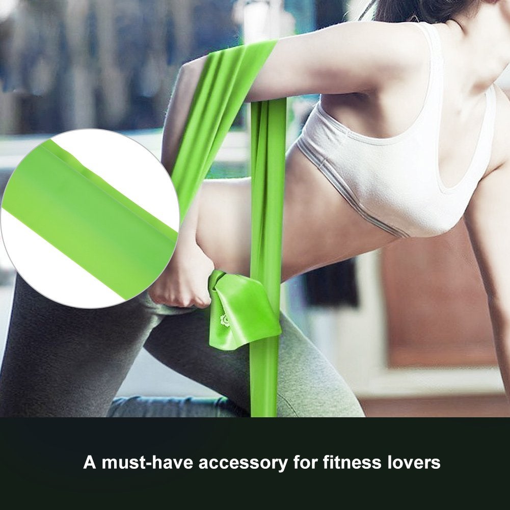 Fasce Elastiche Resistenza Per Fitness – Set Per Glutei E Gambe Con Striscia Antiscivolo In Silicone - 4
